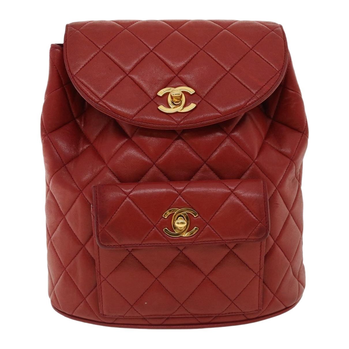 Leather backpack