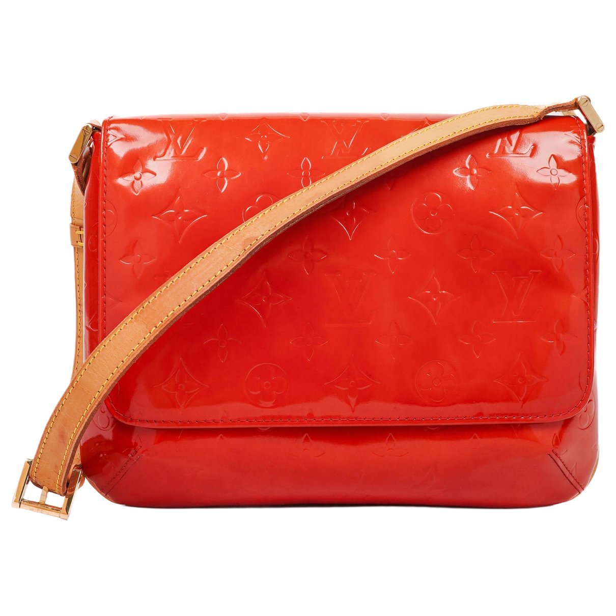 Thompson patent leather handbag