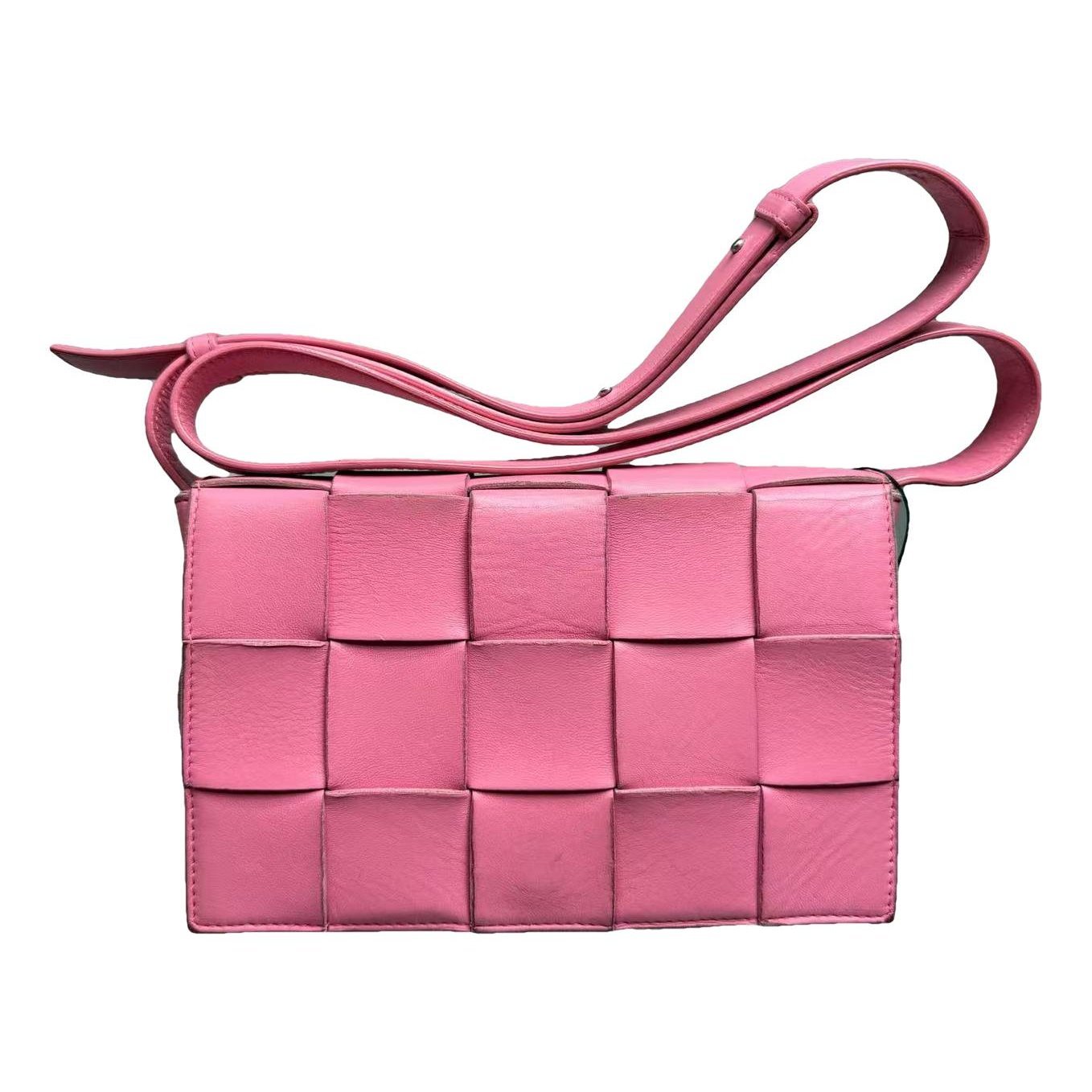 Cassette leather handbag