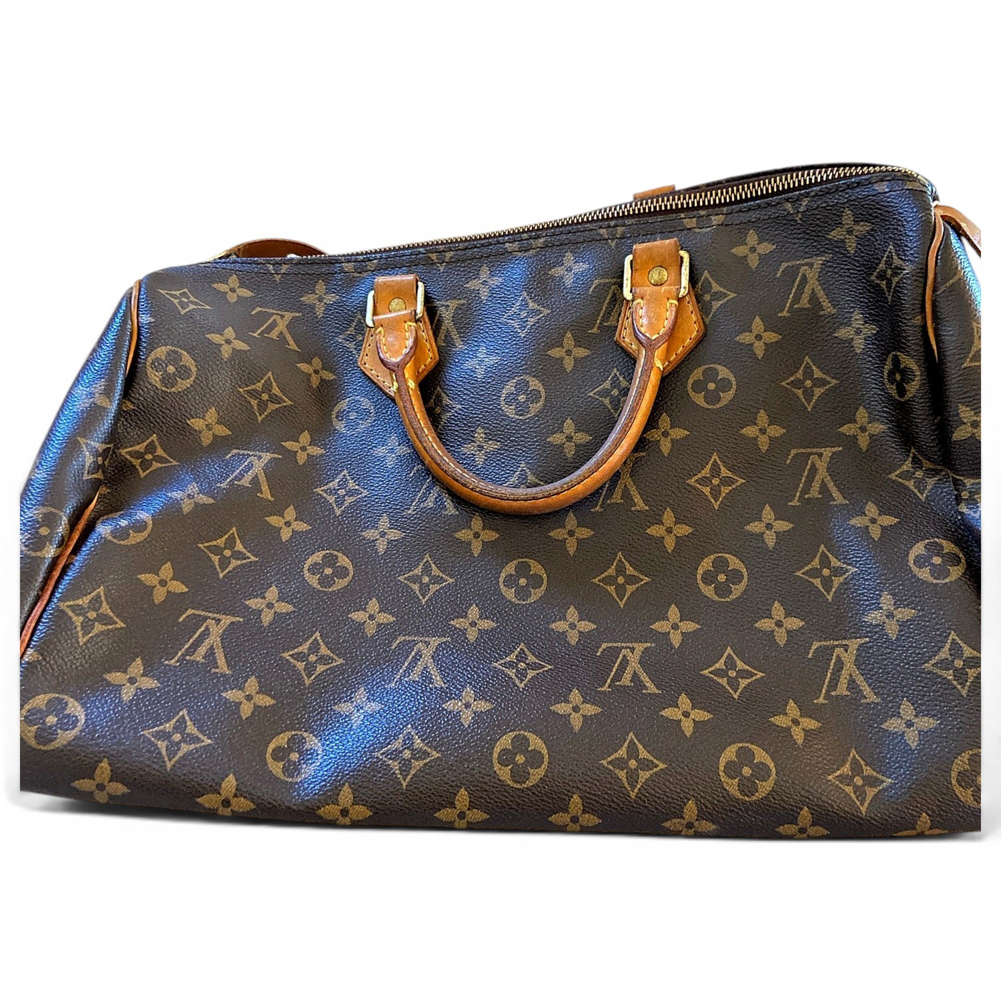 Louis Vuitton Speedy leather handbag