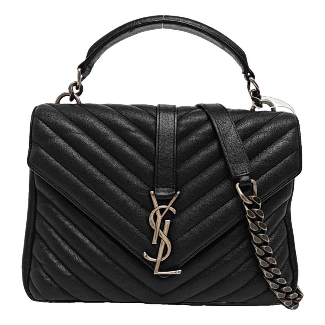 Collége monogramme leather handbag