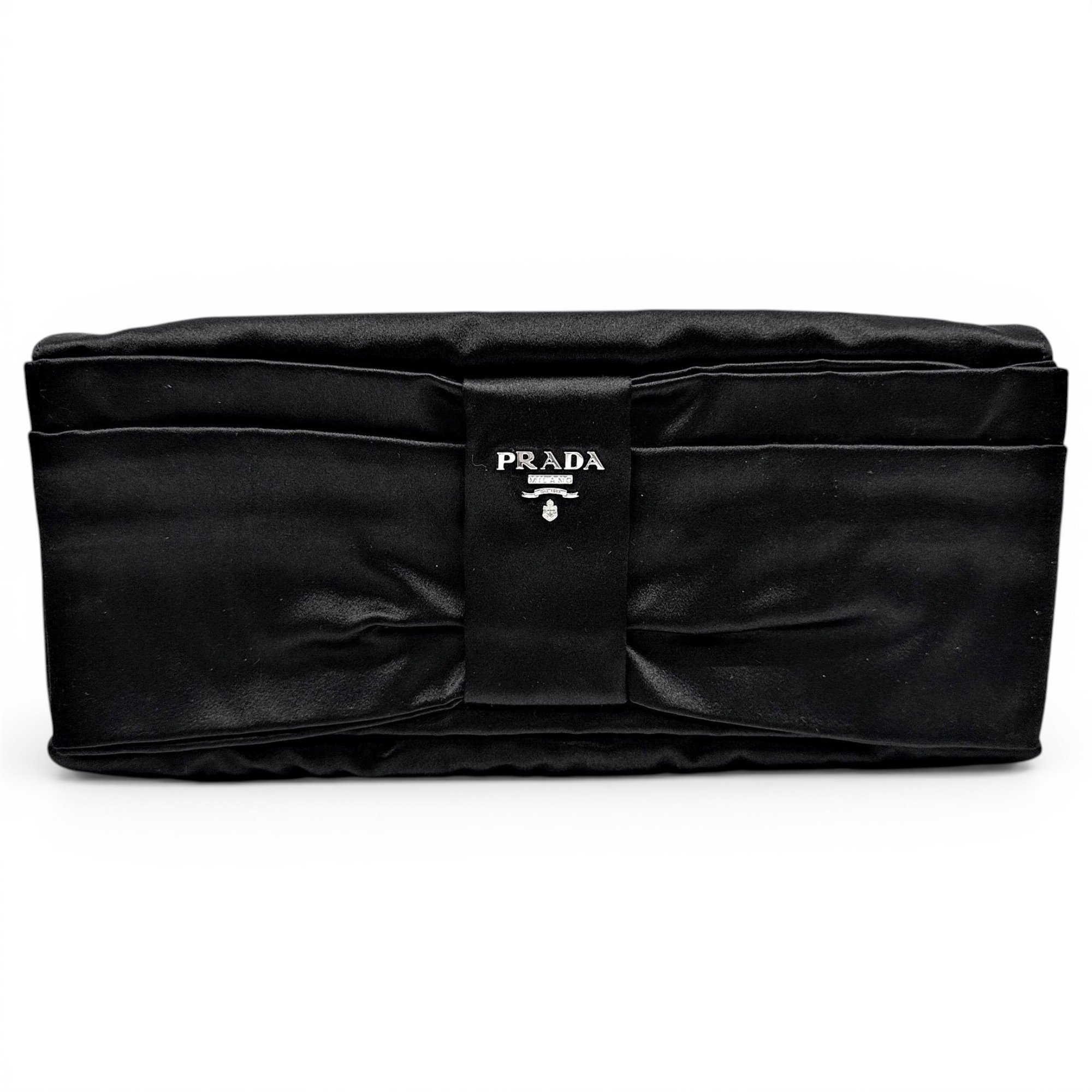 Silk clutch bag