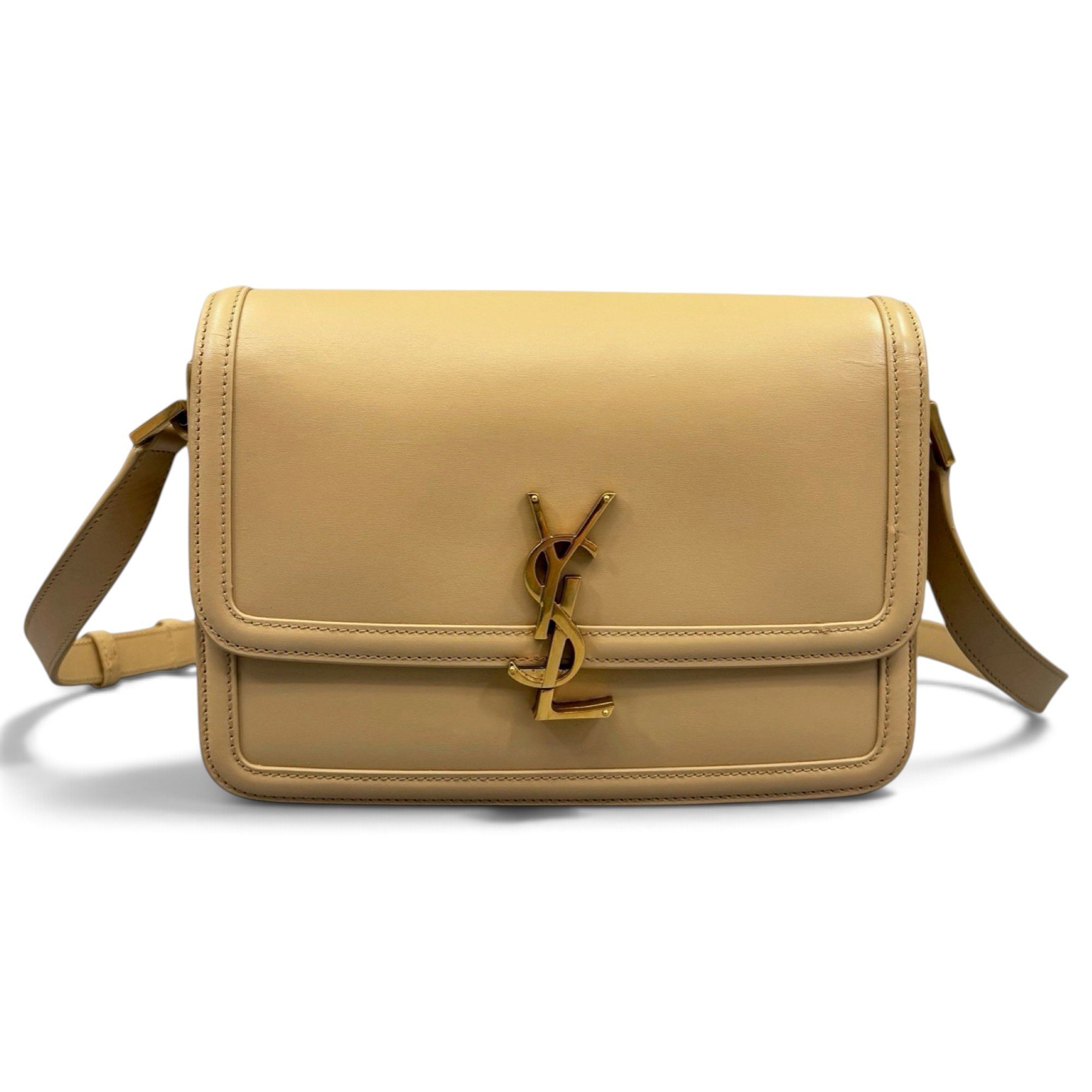Solférino leather handbag