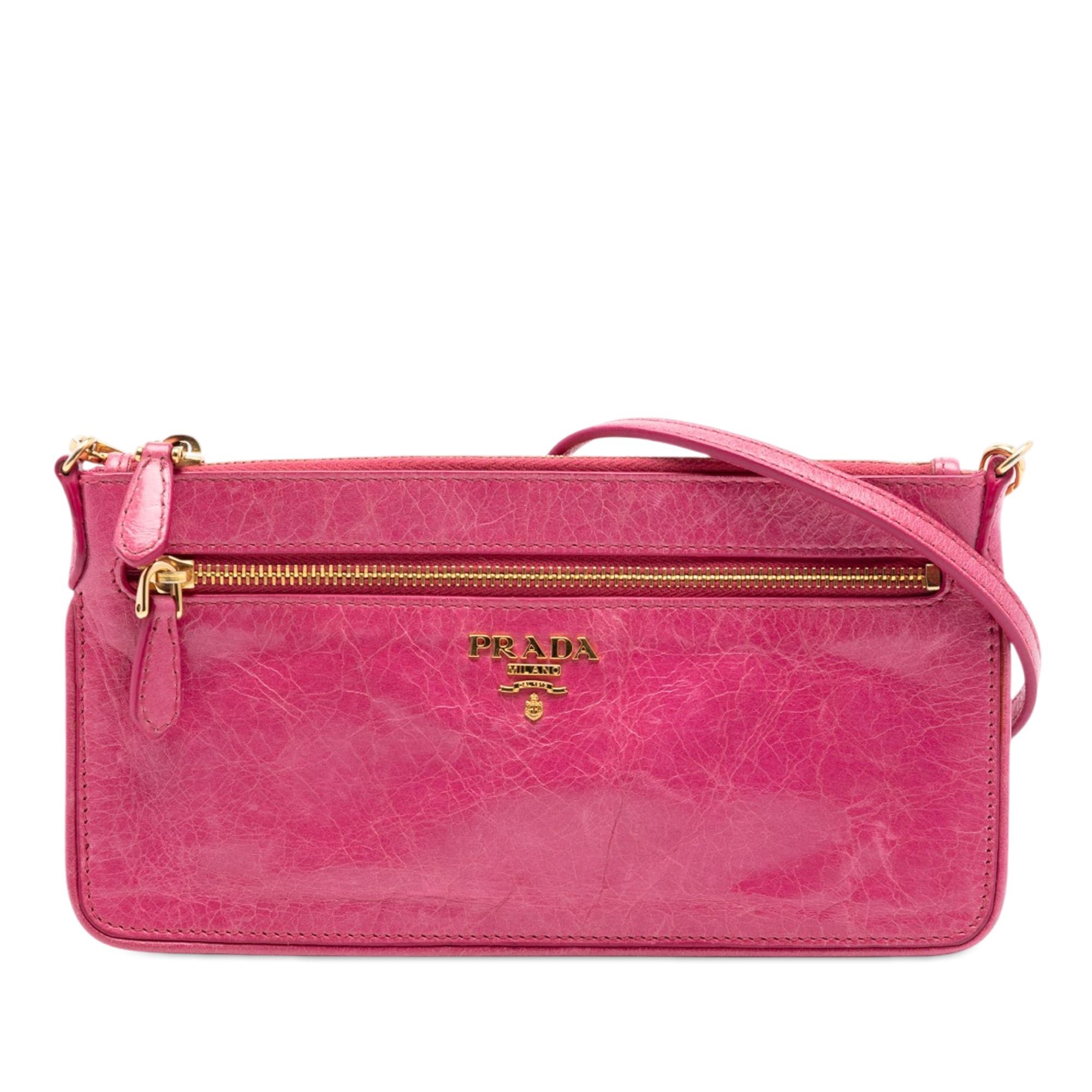 Leather crossbody bag
