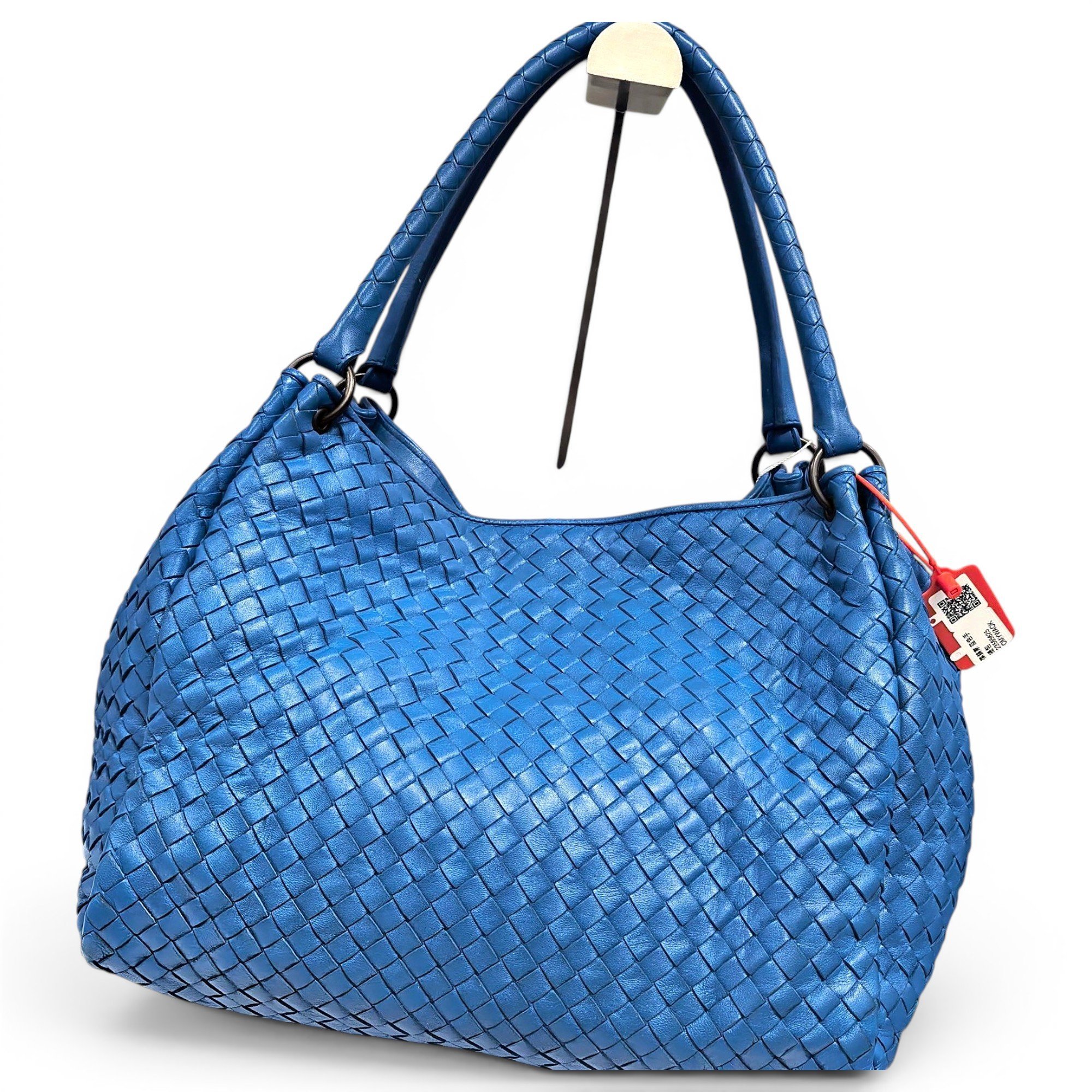 Parachute leather handbag