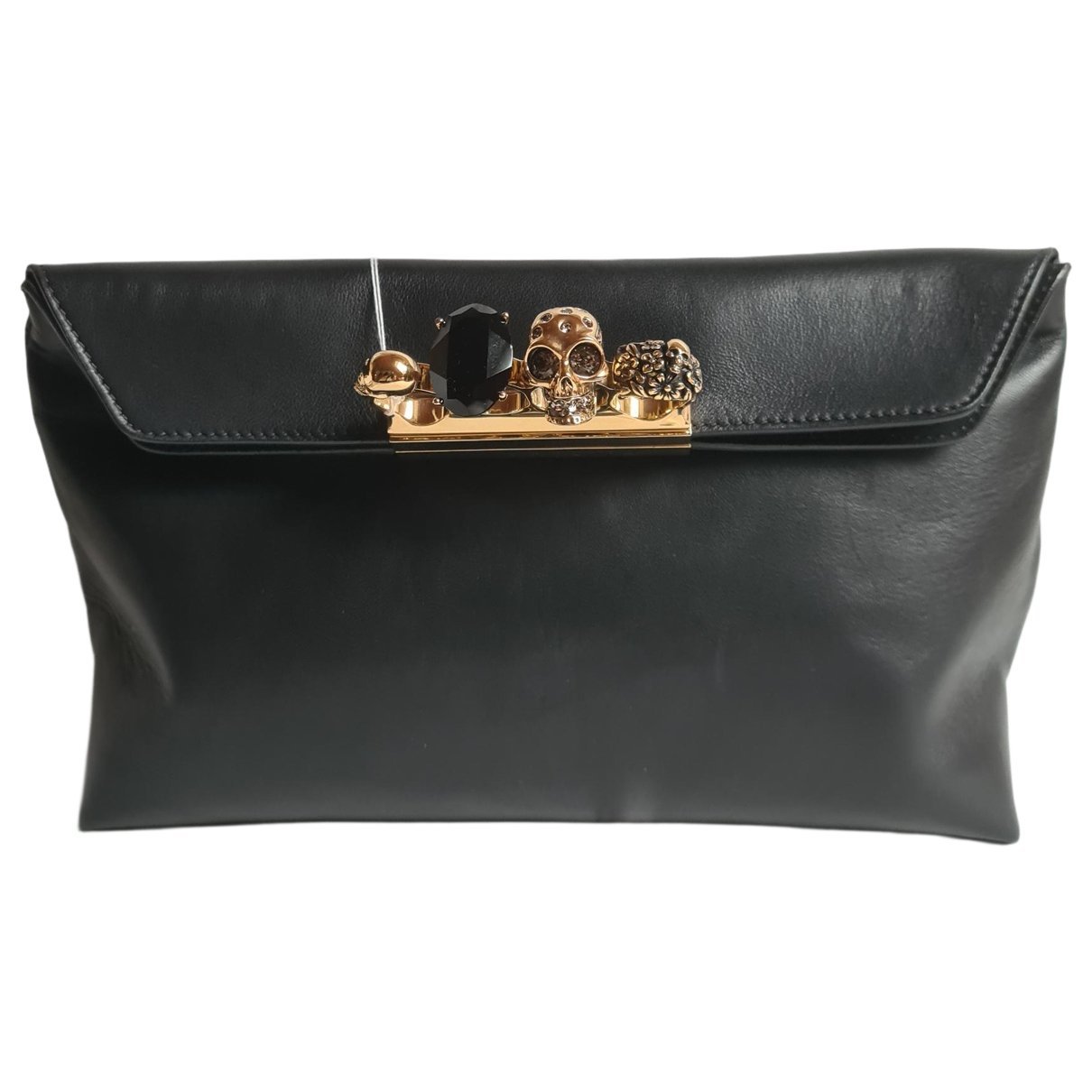 Alexander McQueen Knuckle leather clutch bag