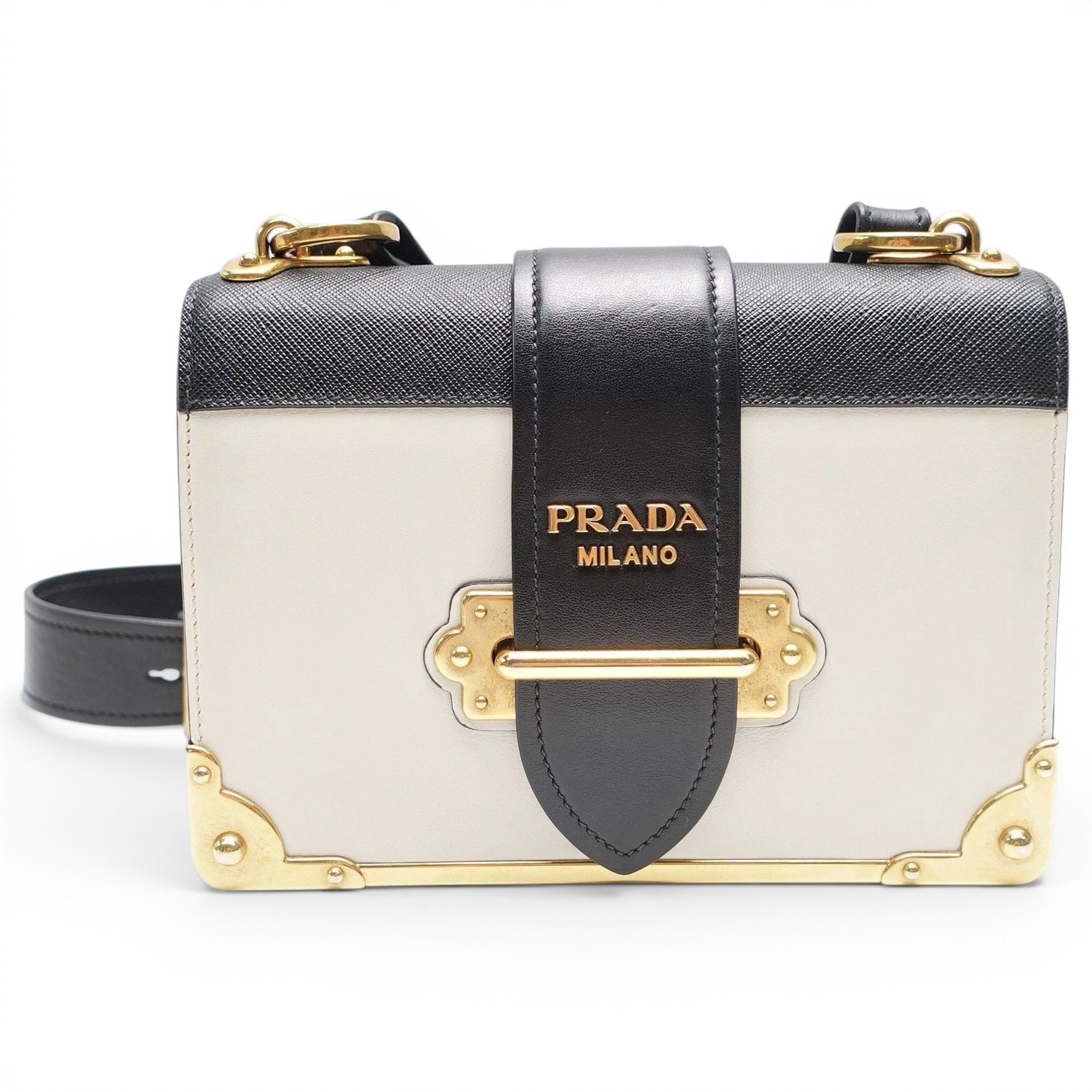 Cahier leather handbag