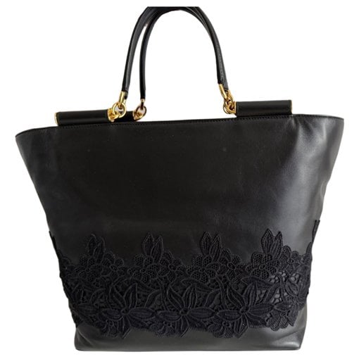 Leather tote
