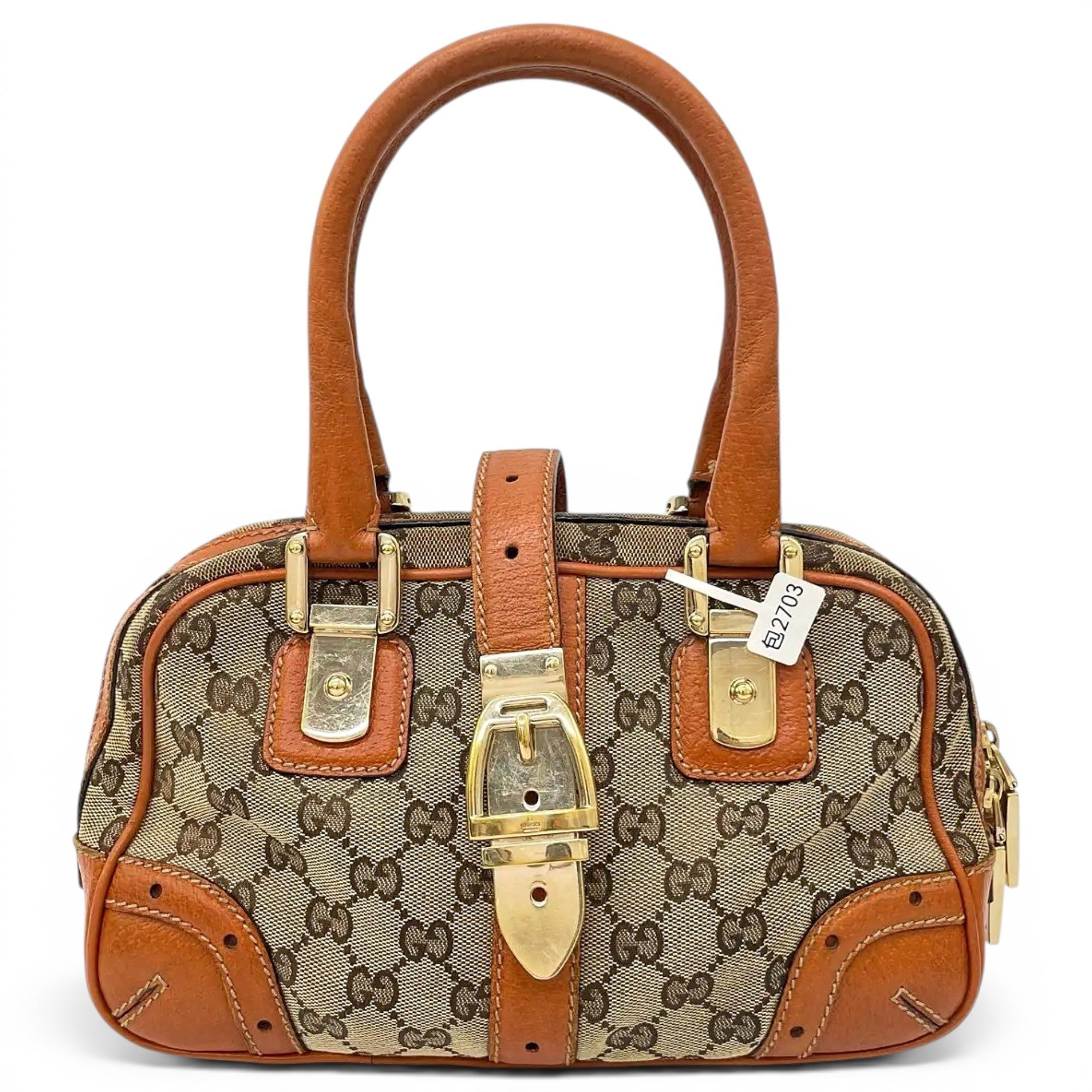 Leather handbag