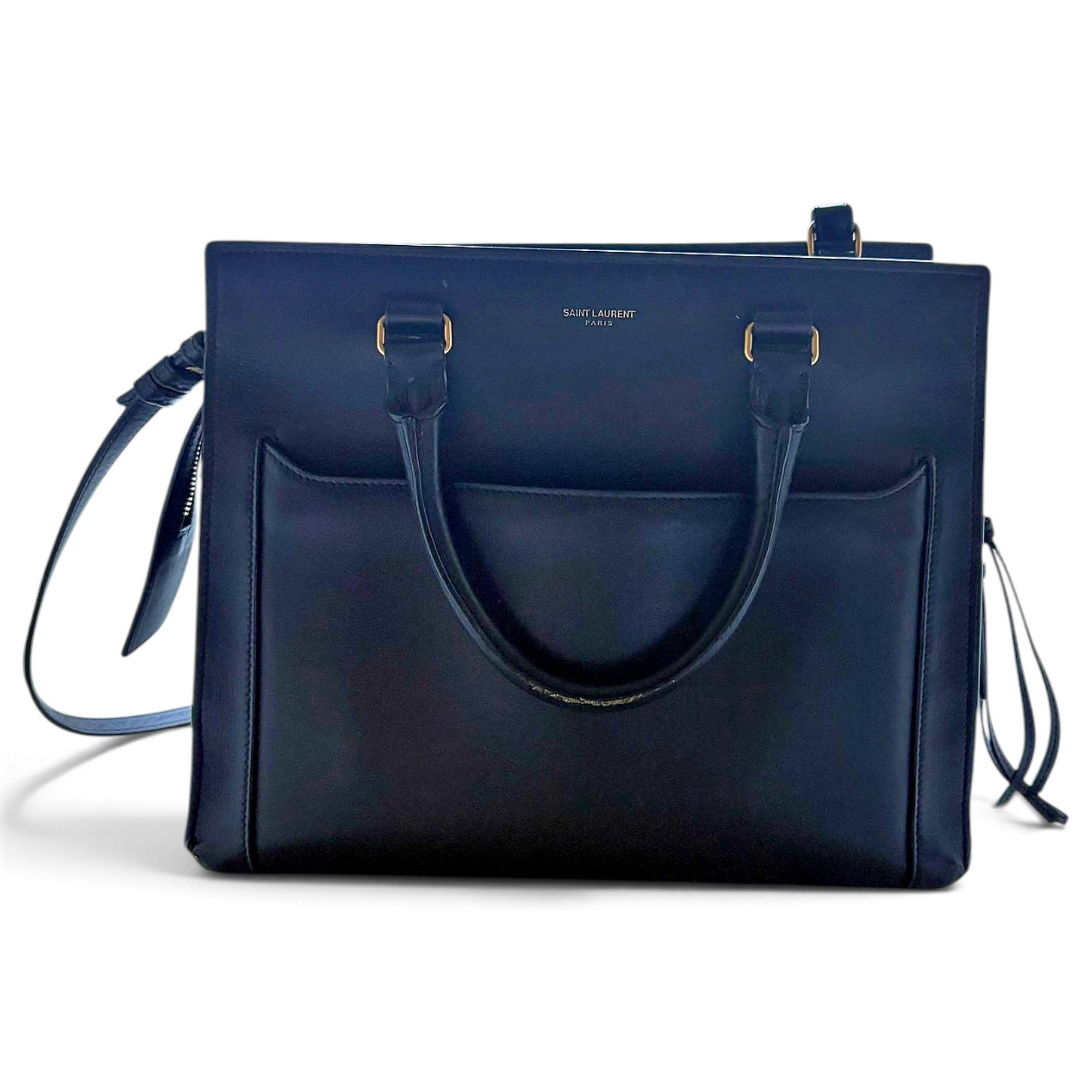 Uptown leather tote