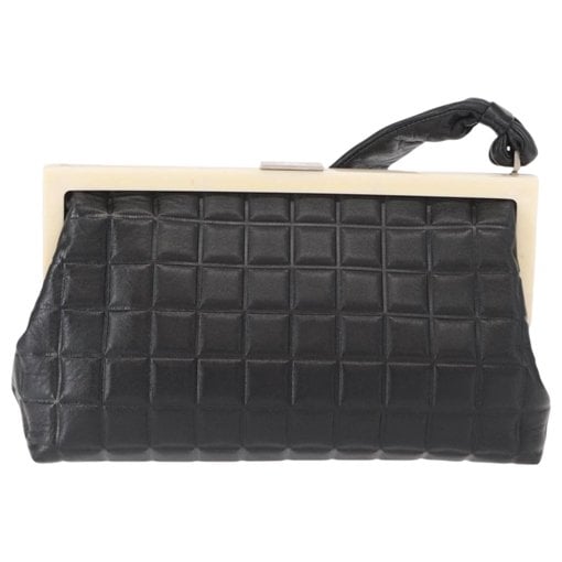 East West Chocolate Bar leather handbag