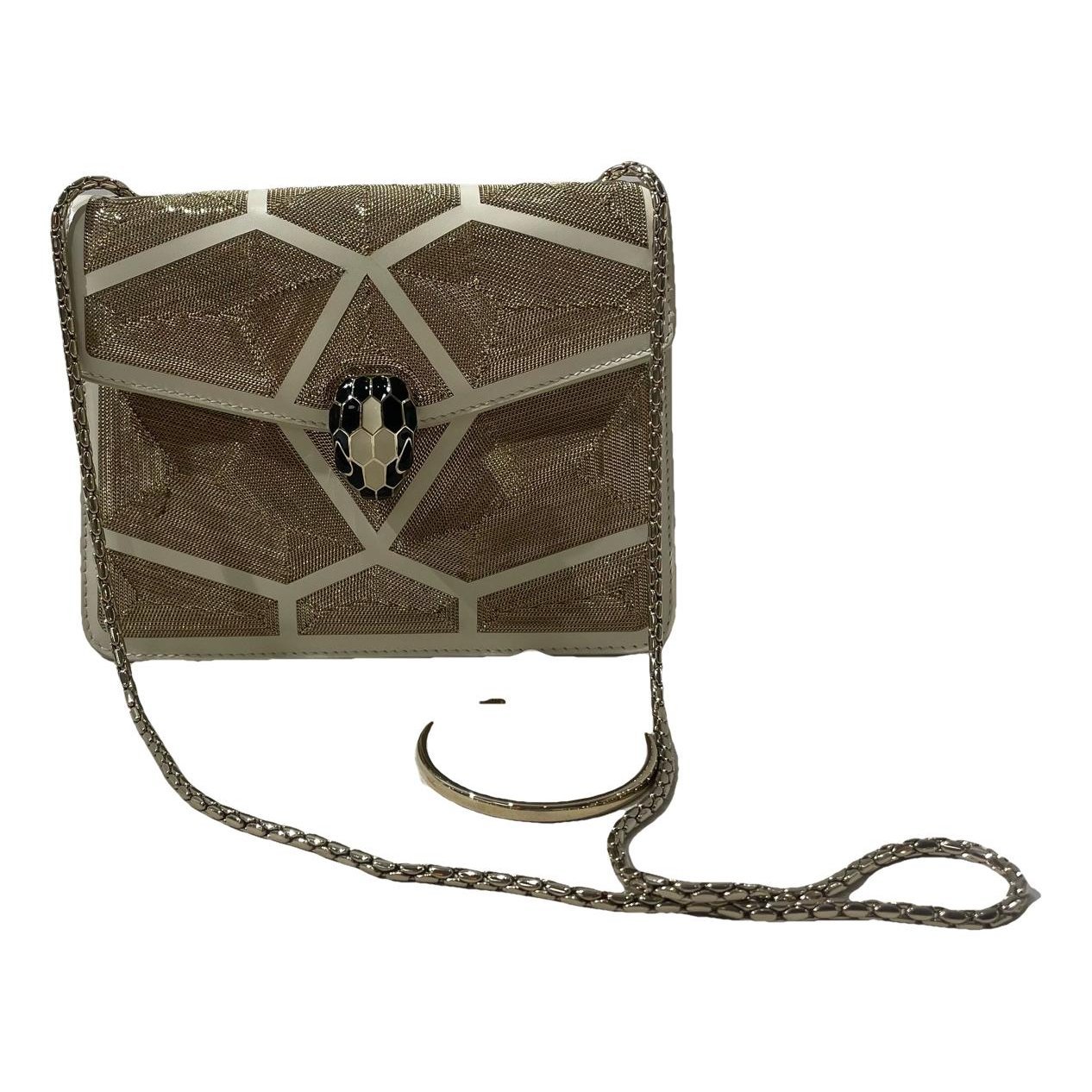 Serpenti leather handbag