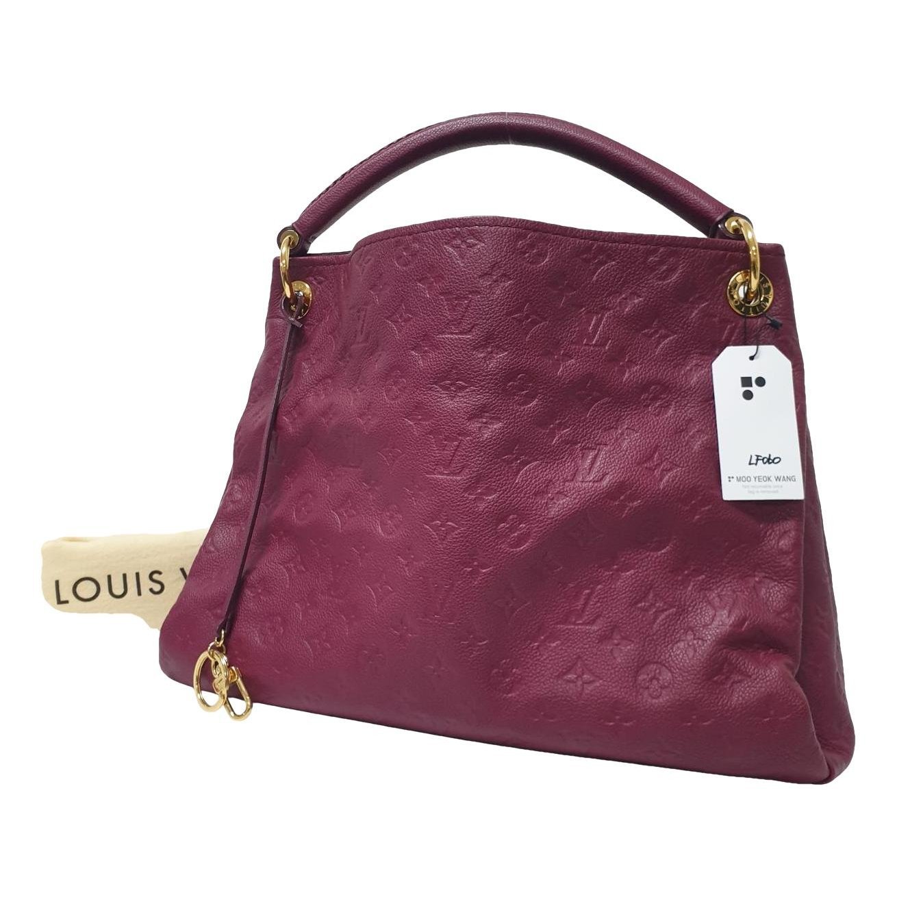 Leather handbag