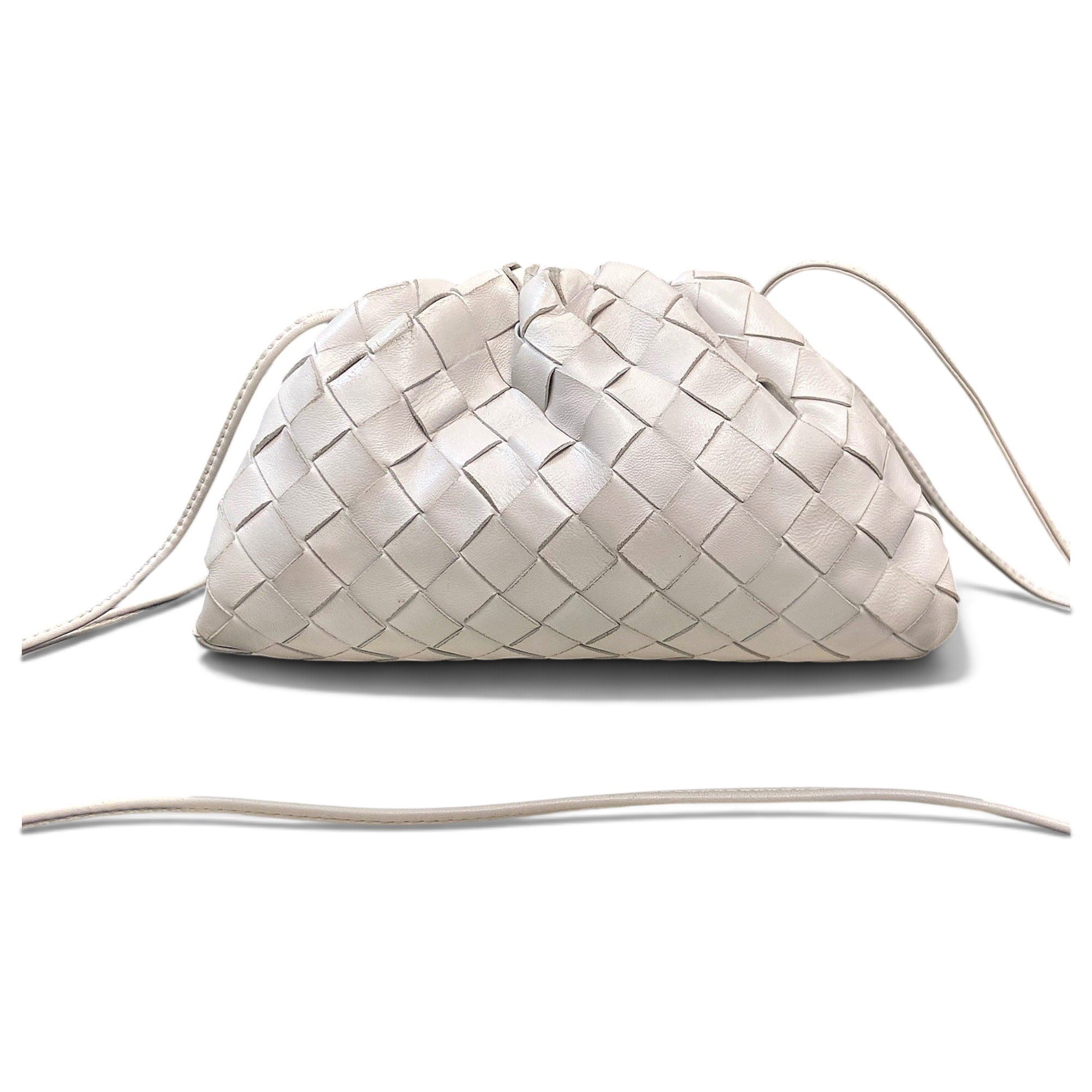 Pouch leather handbag