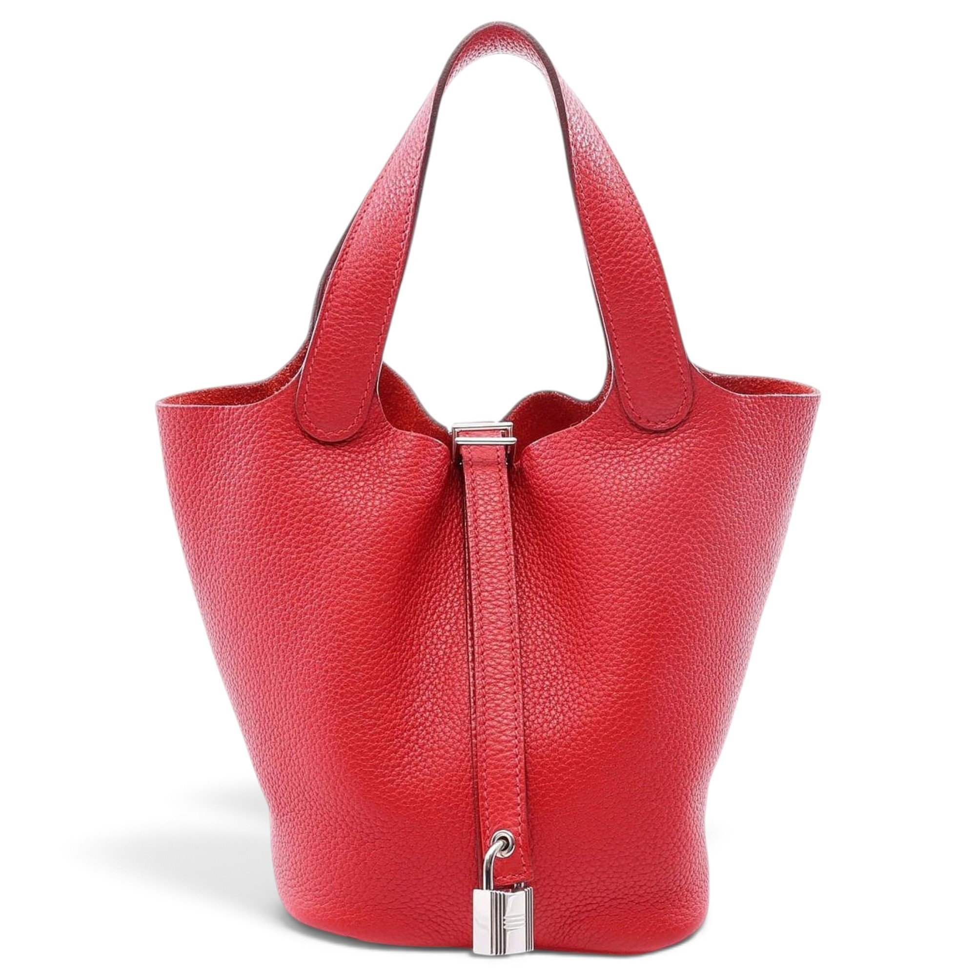 Picotin leather handbag