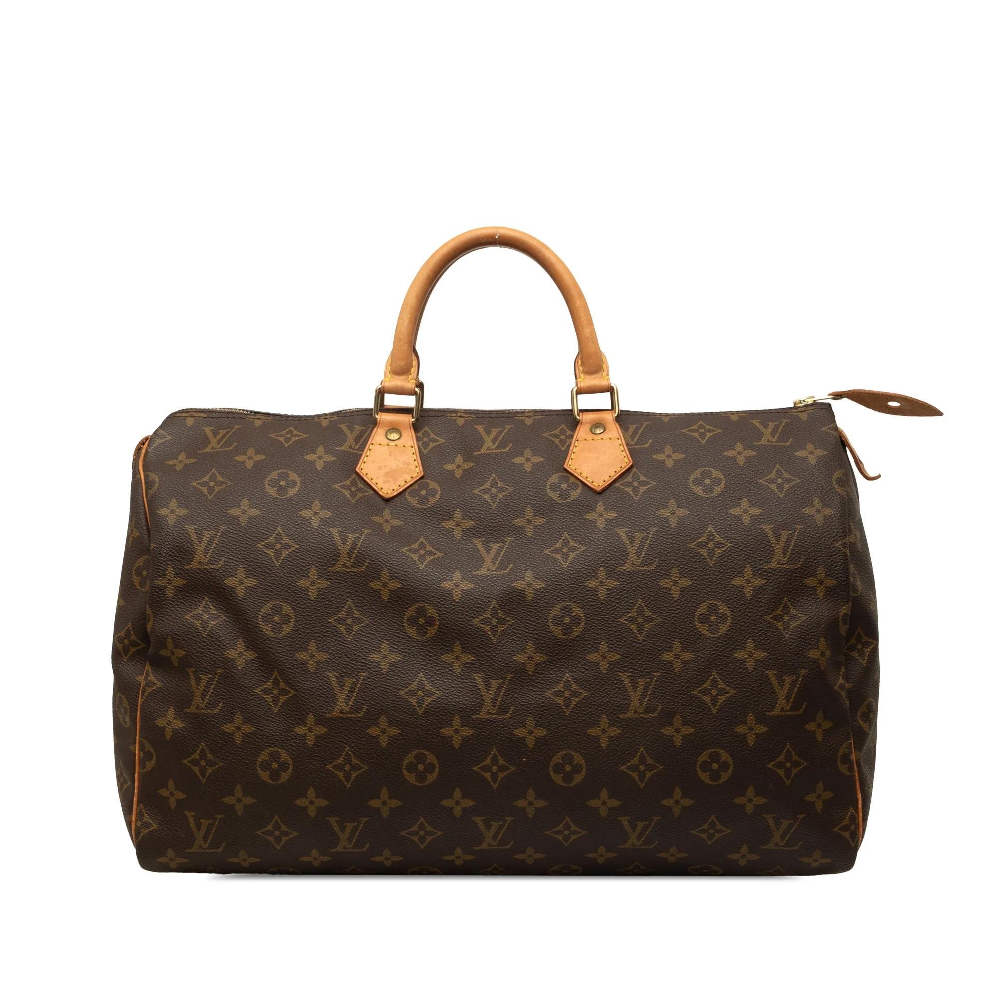 Speedy leather bag