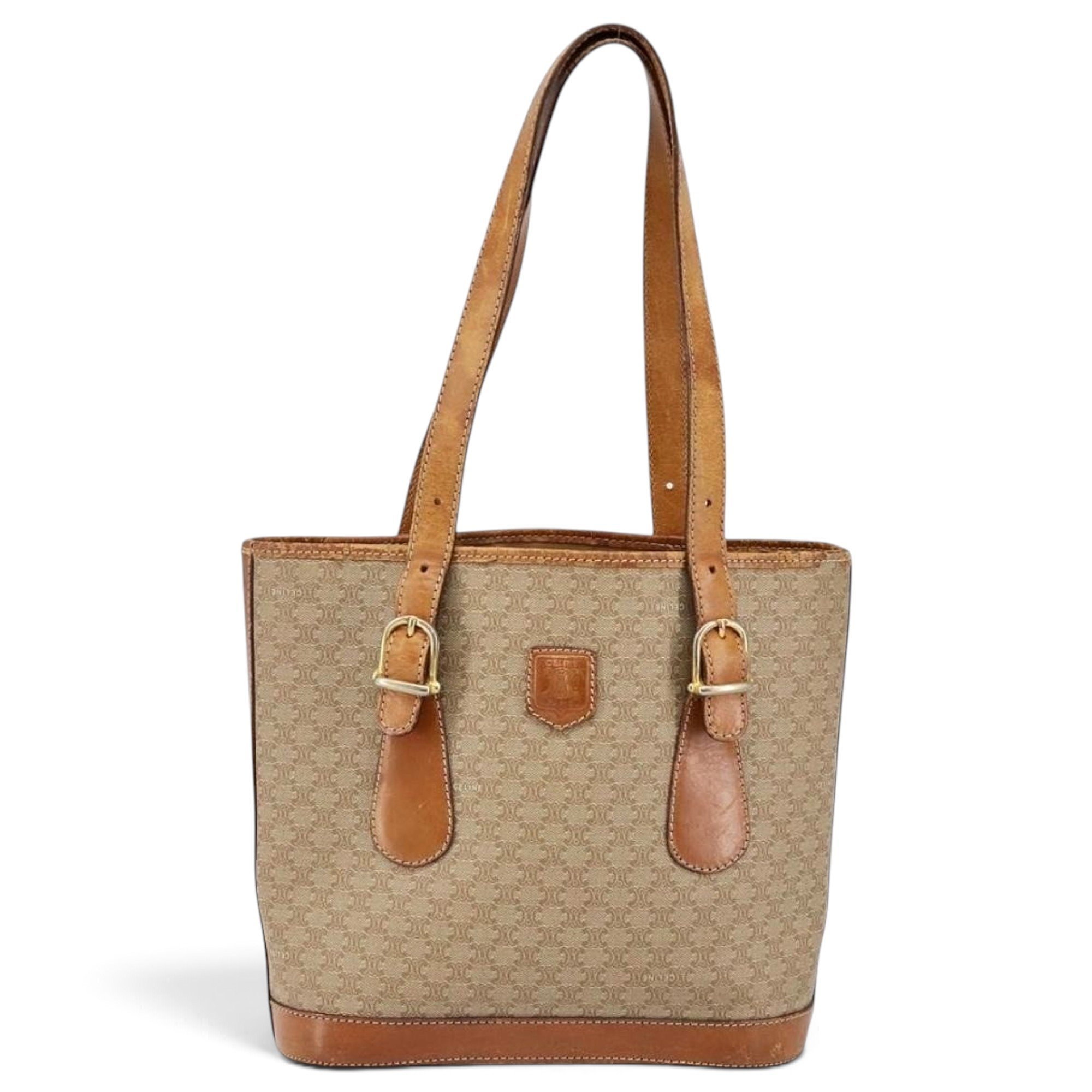 Leather tote