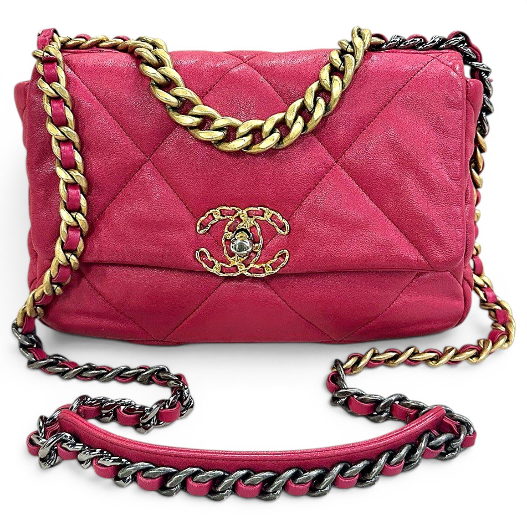 Chanel 19 leather handbag