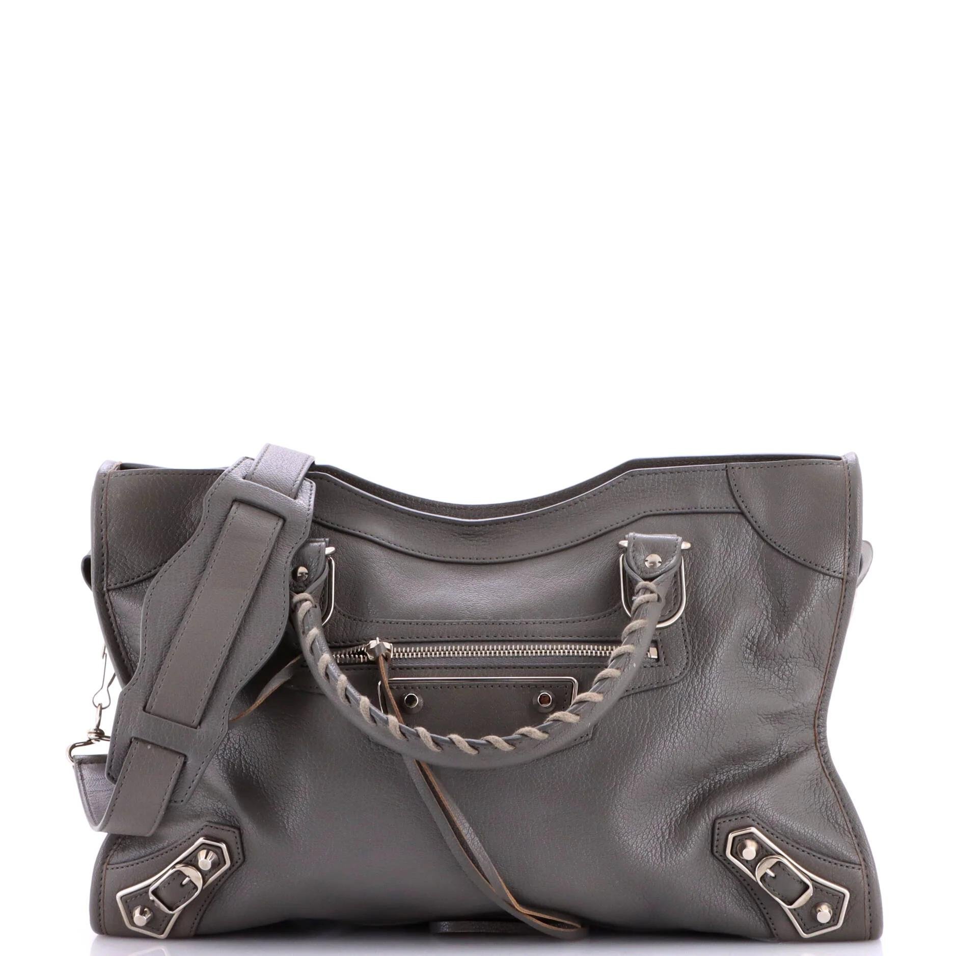 Leather satchel