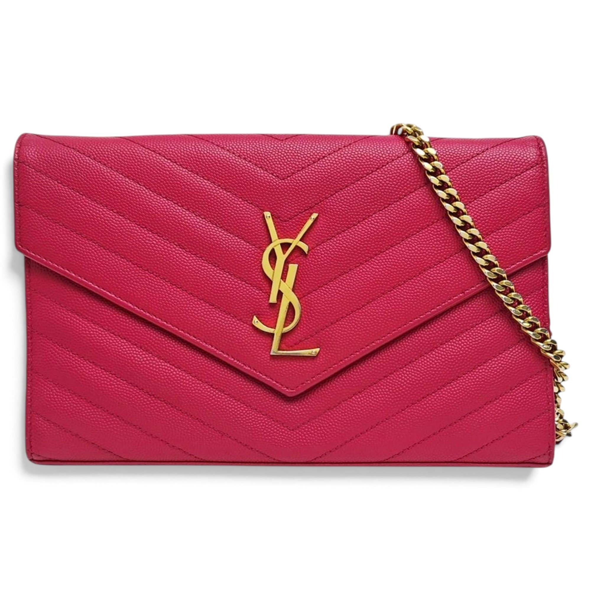 Portefeuille enveloppe leather handbag