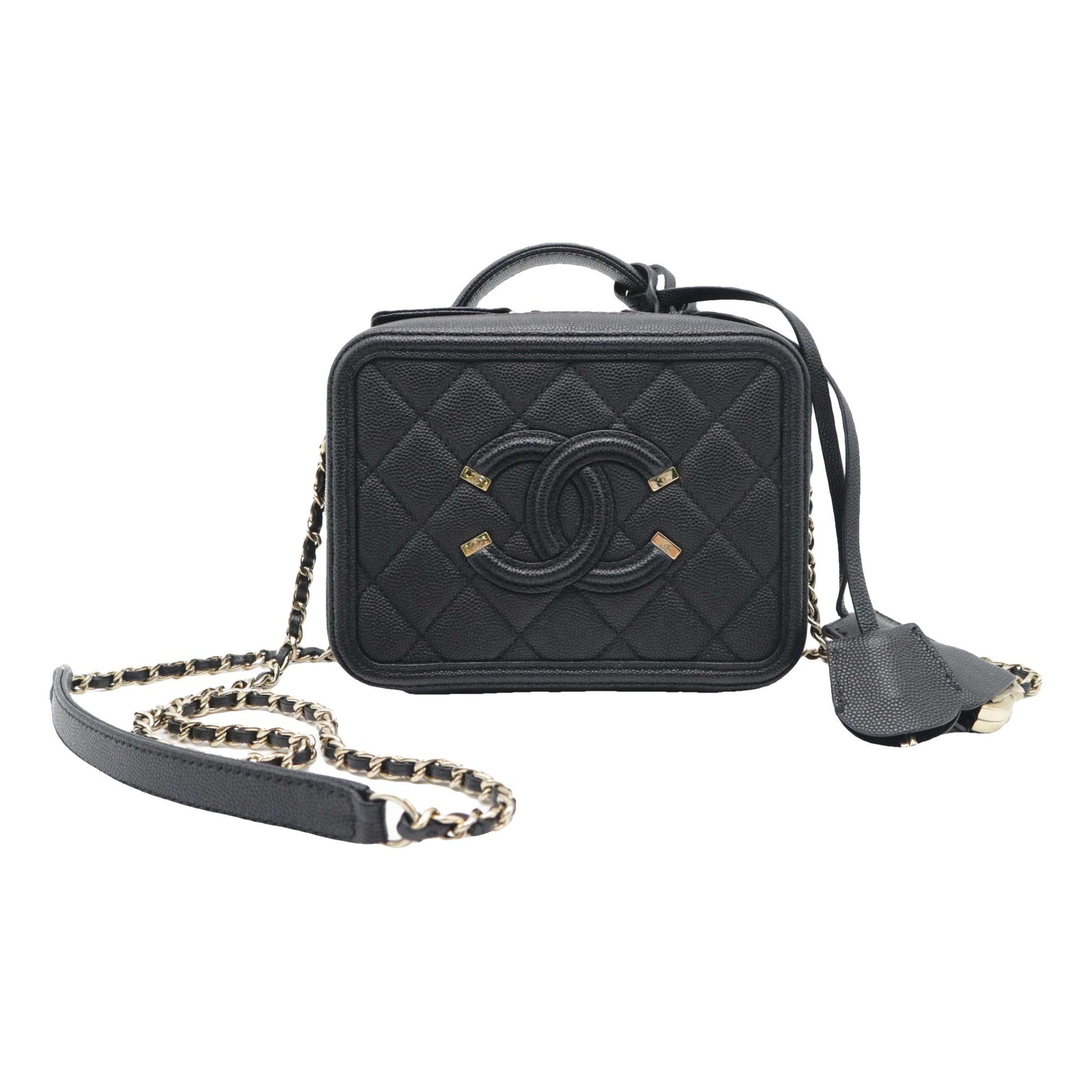Vanity leather handbag