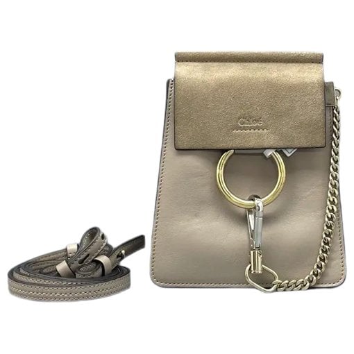 Faye leather crossbody bag