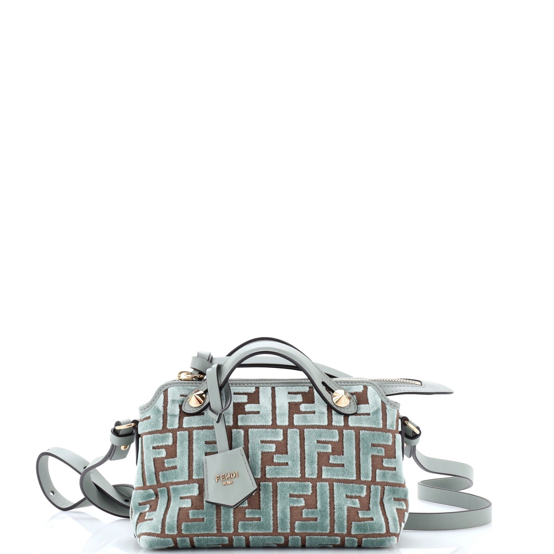 By The Way Satchel Zucca Velvet Mini