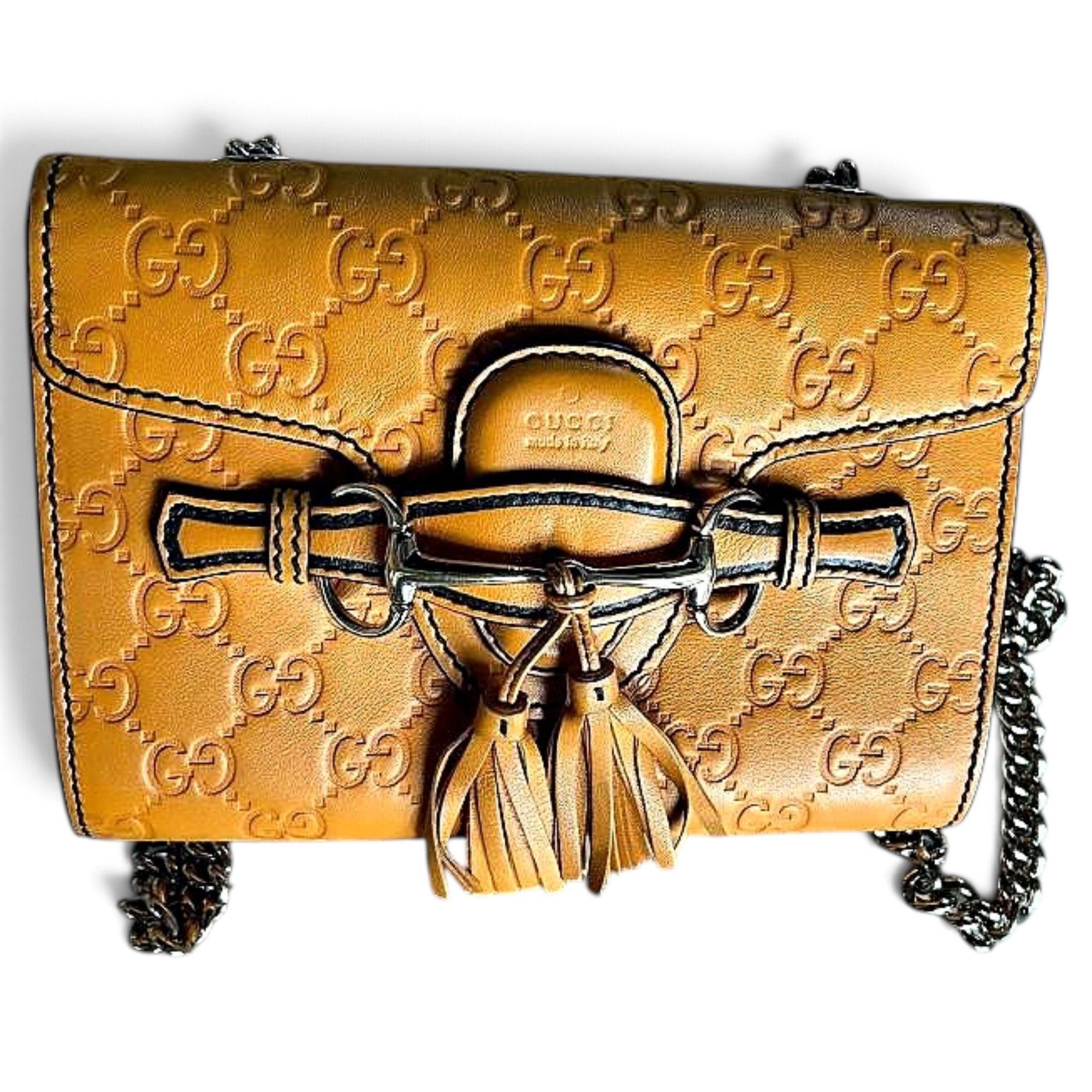 Emily leather crossbody bag