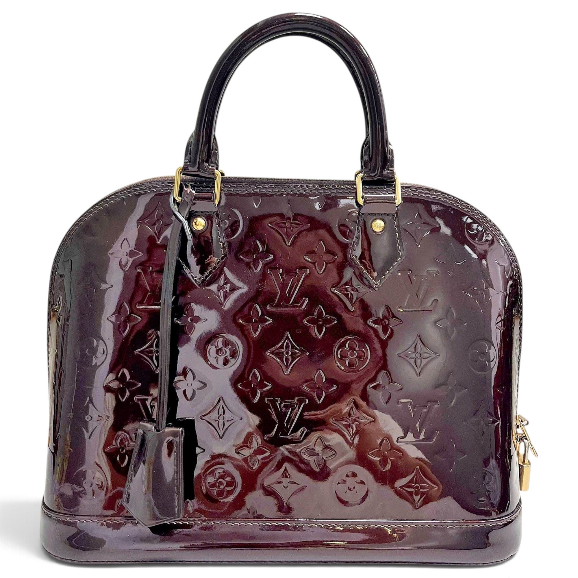 Alma patent leather handbag
