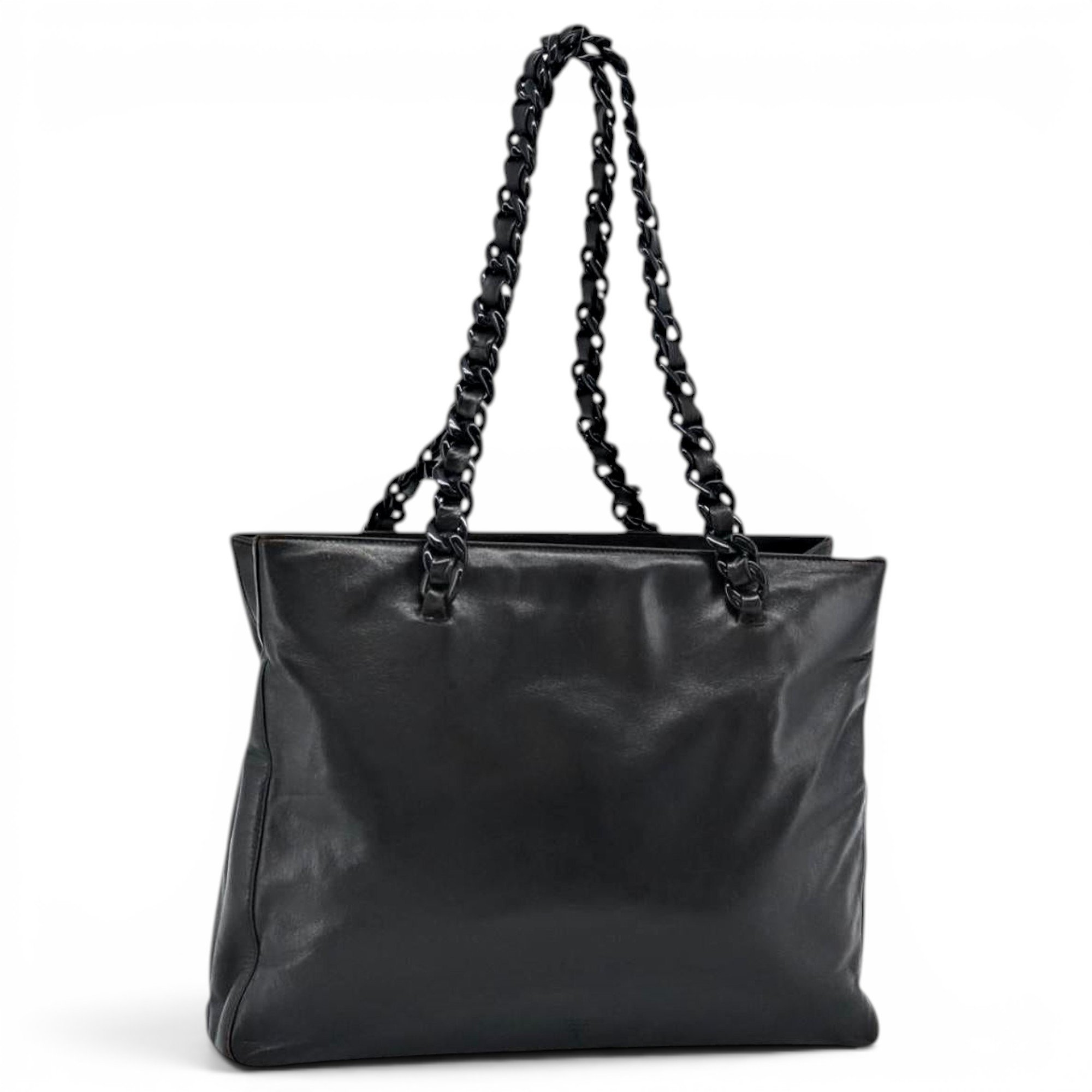 Leather tote