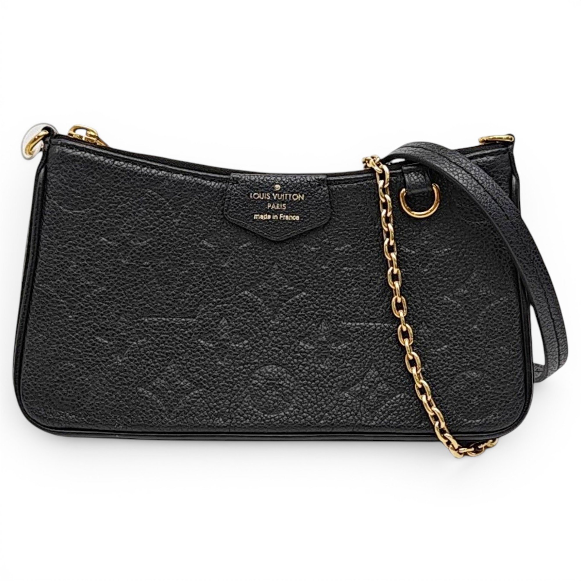 Easy Pouch On Strap leather handbag