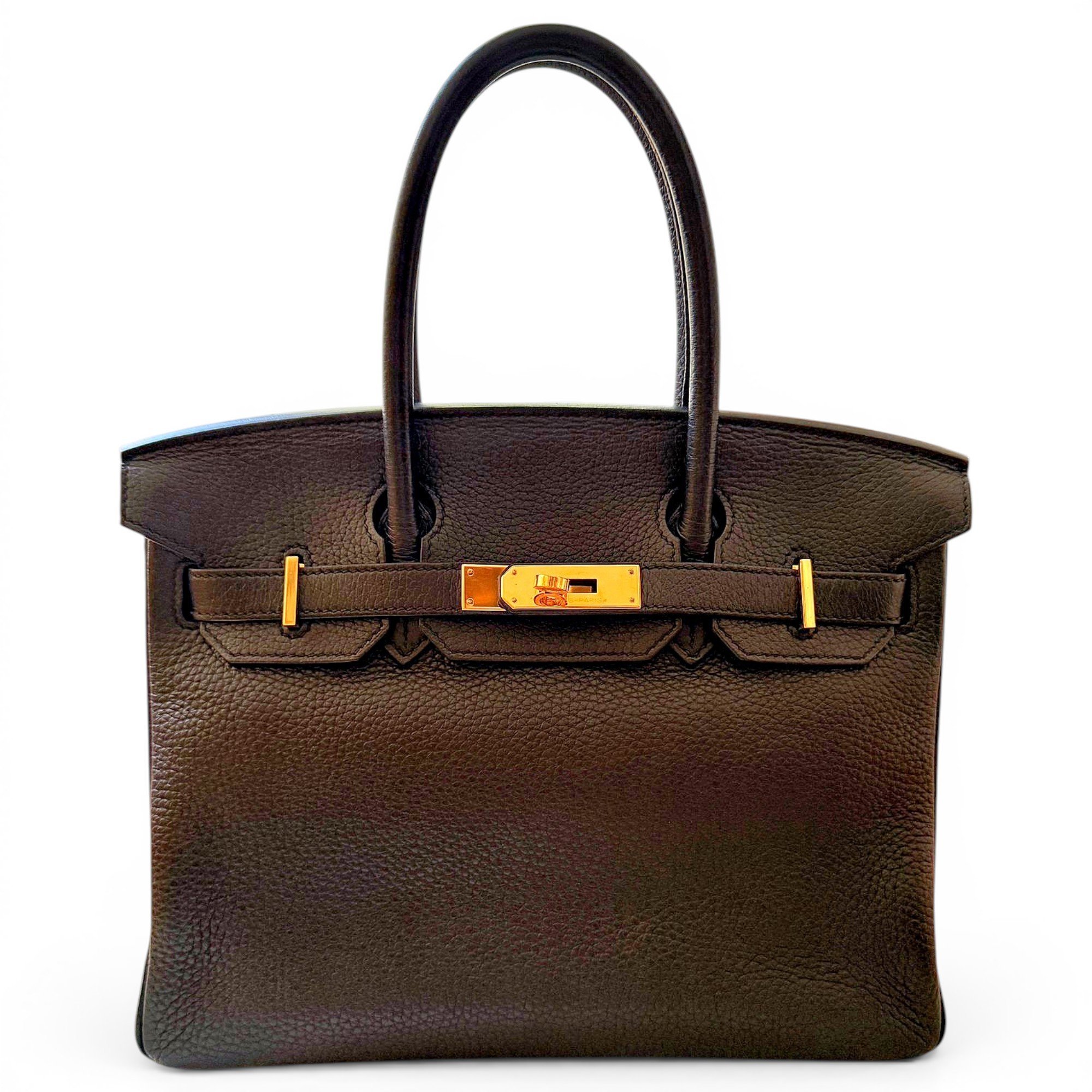 Birkin 30 leather handbag