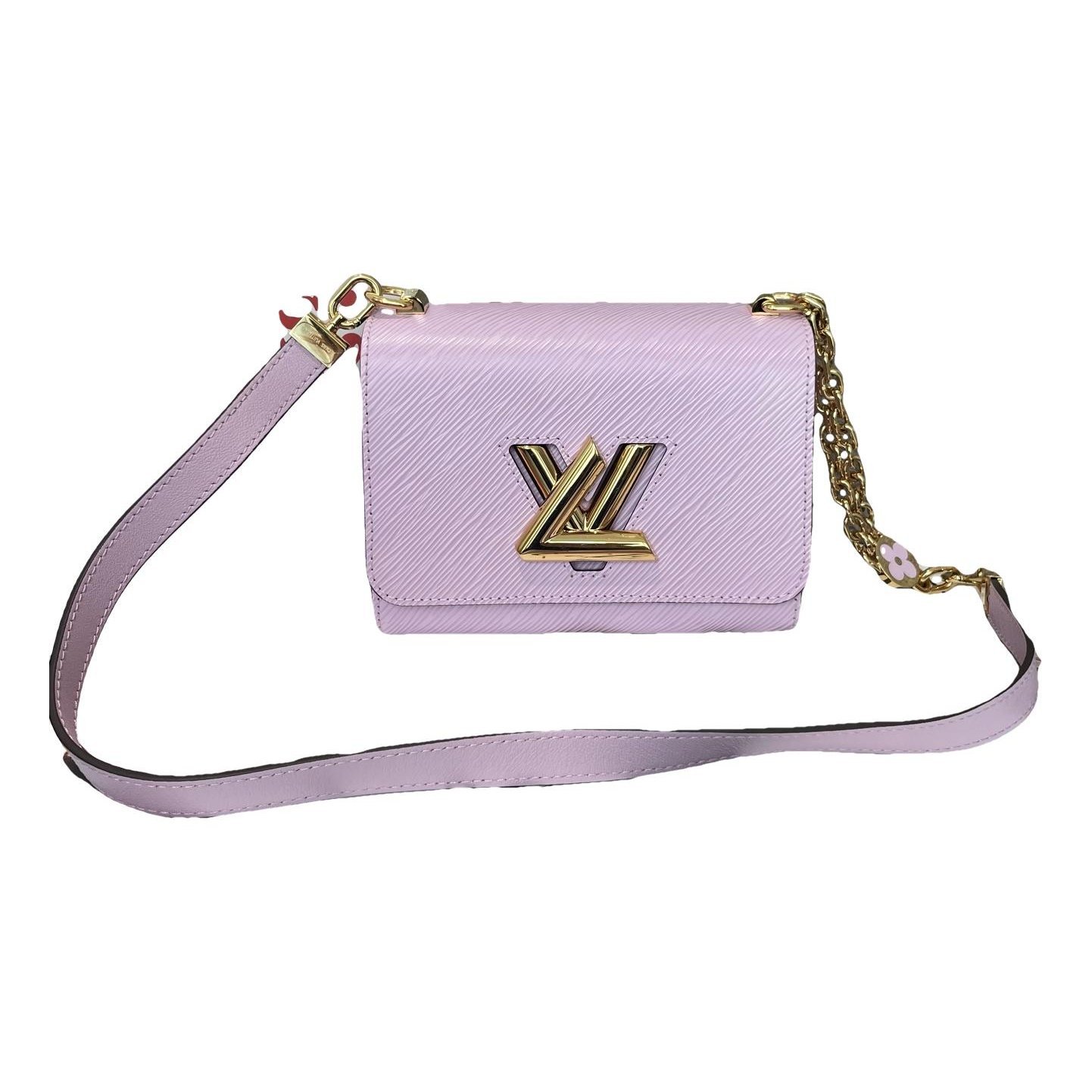 Twist leather handbag