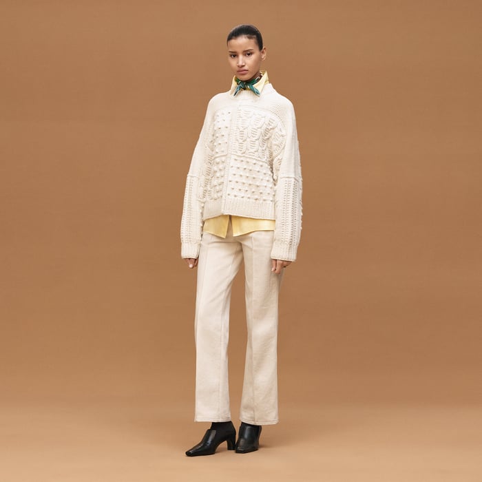 Blanc Naturel Long-sleeve Sweater