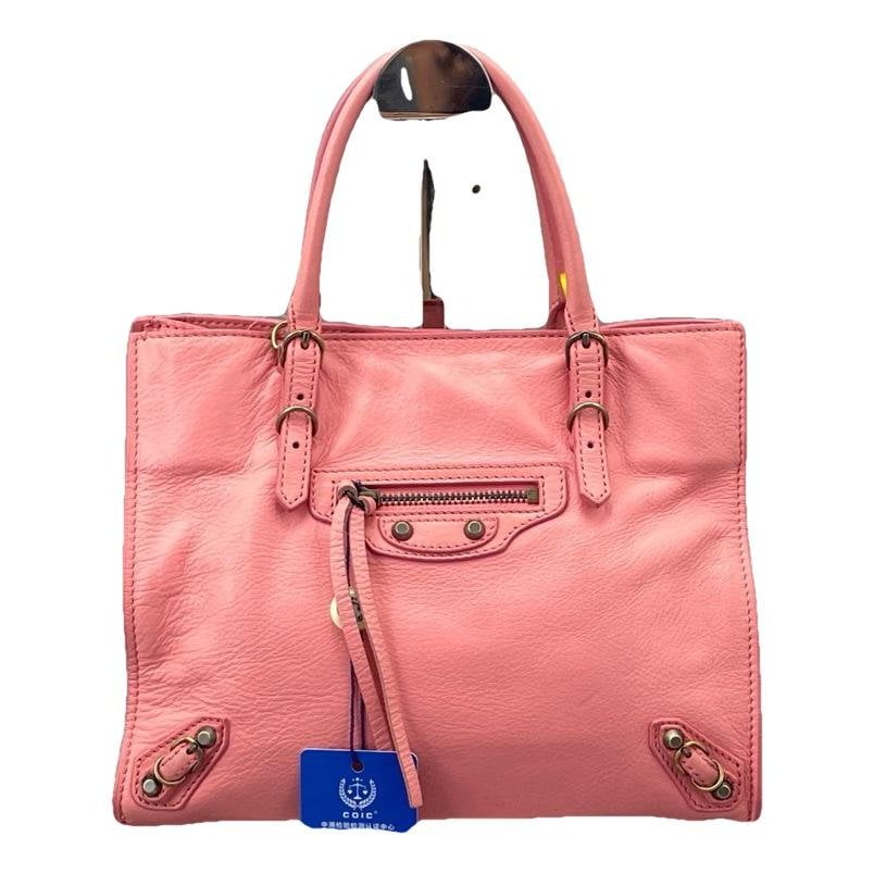 Papier leather handbag