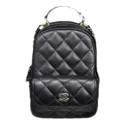 Leather backpack