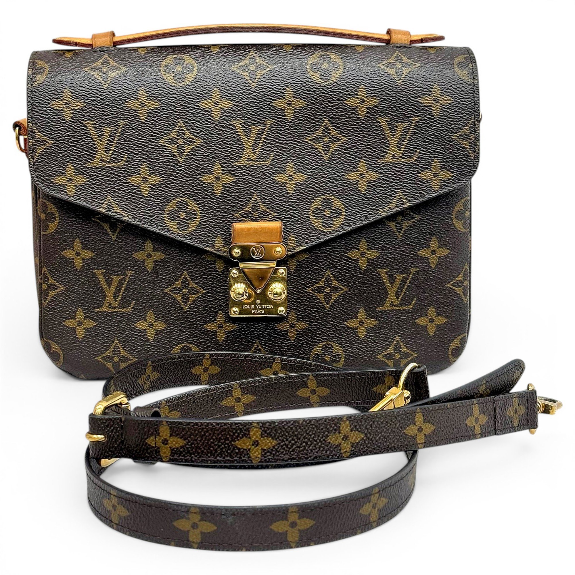 Metis leather handbag