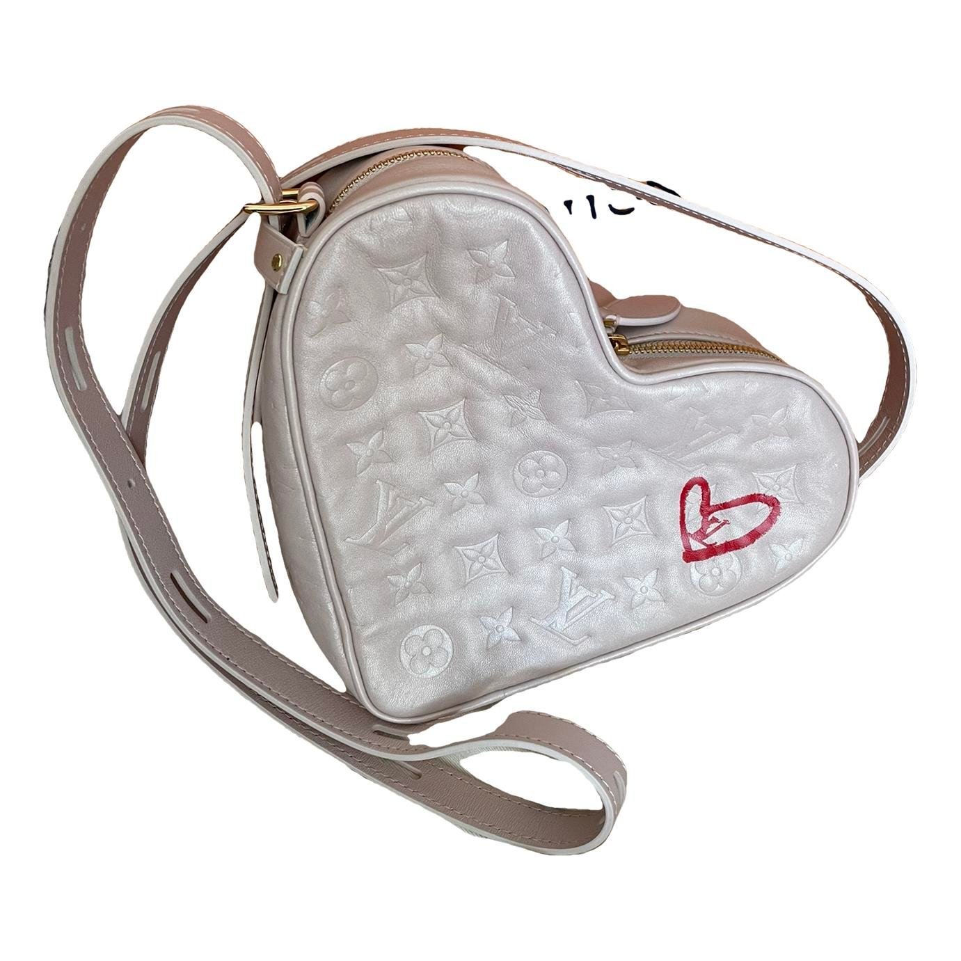 Coeur Game On leather handbag