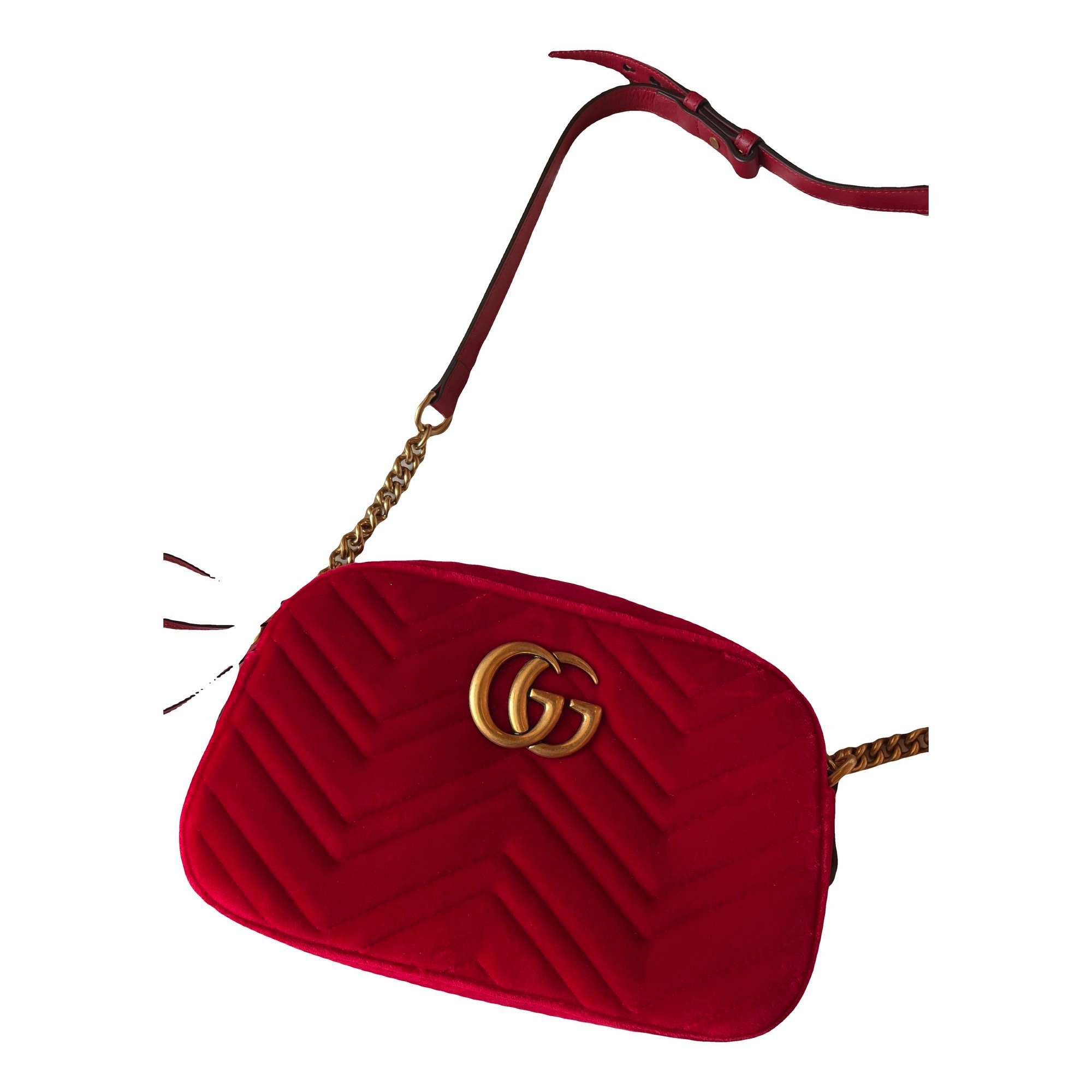 GG Marmont velvet handbag