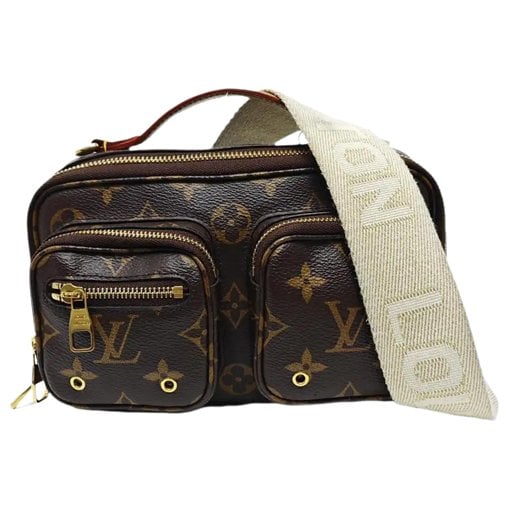 Croisé Utility leather handbag