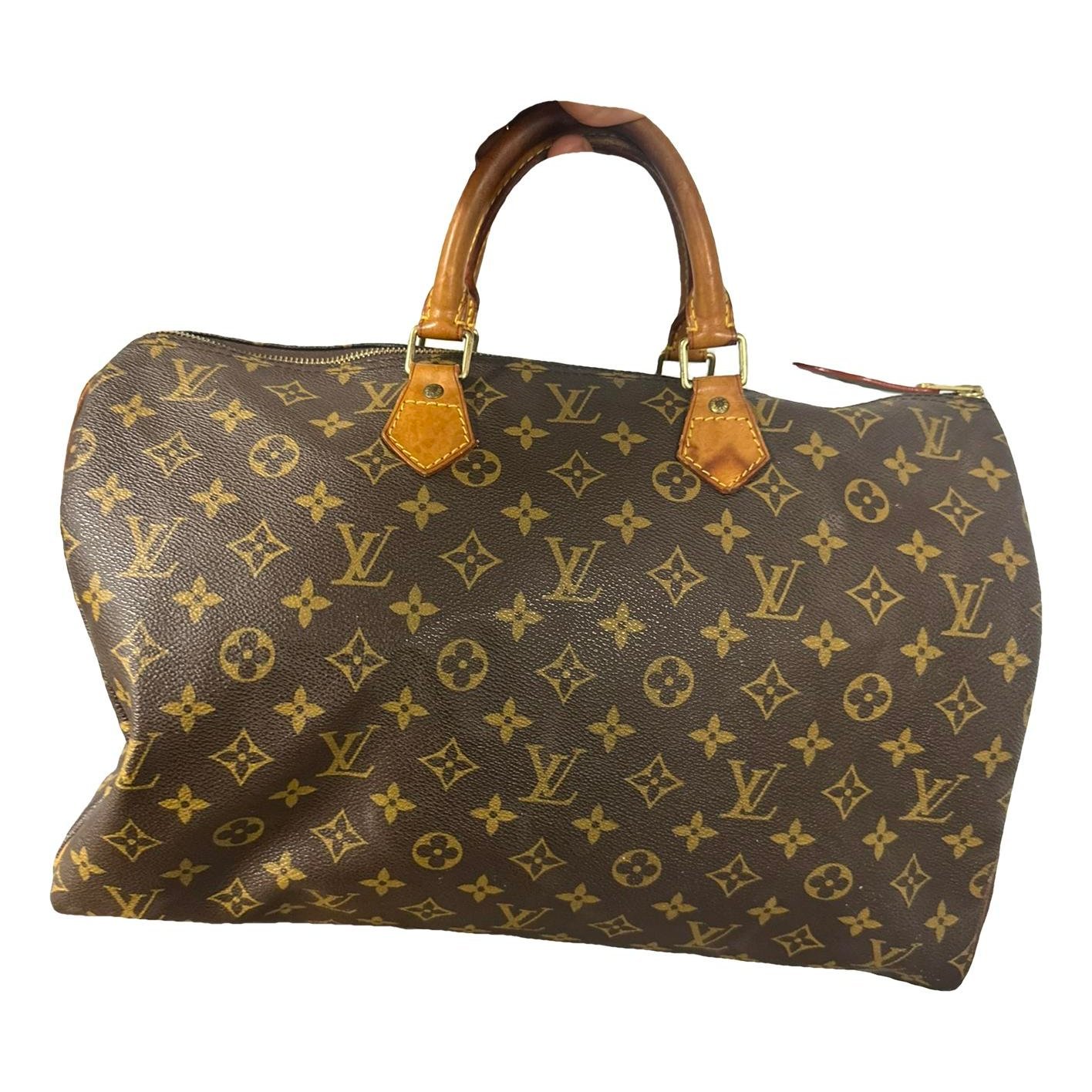 Speedy leather handbag