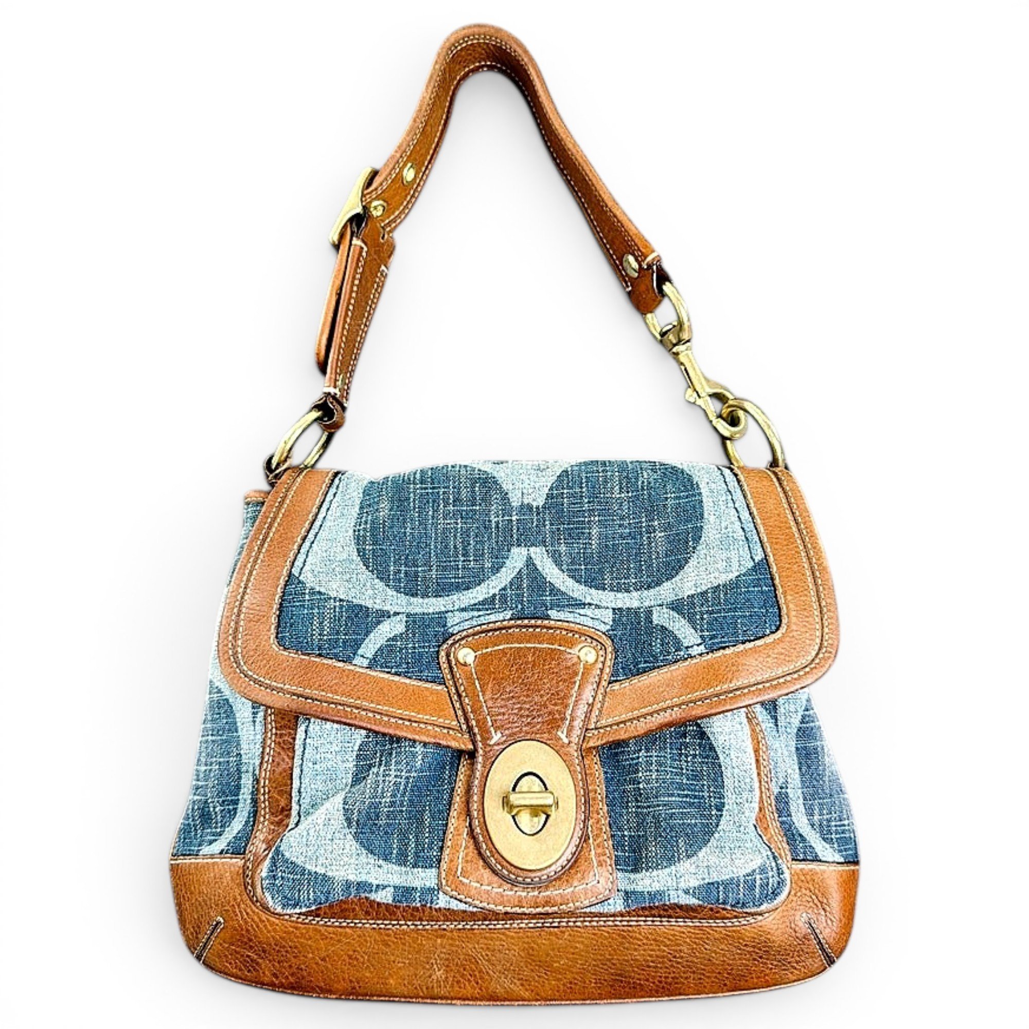 Signature Sufflette leather handbag