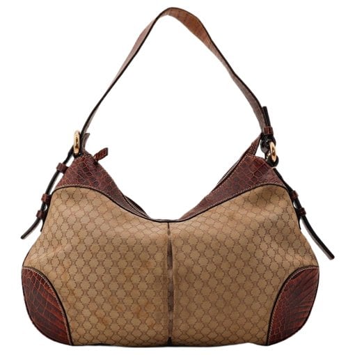 Hobo leather handbag