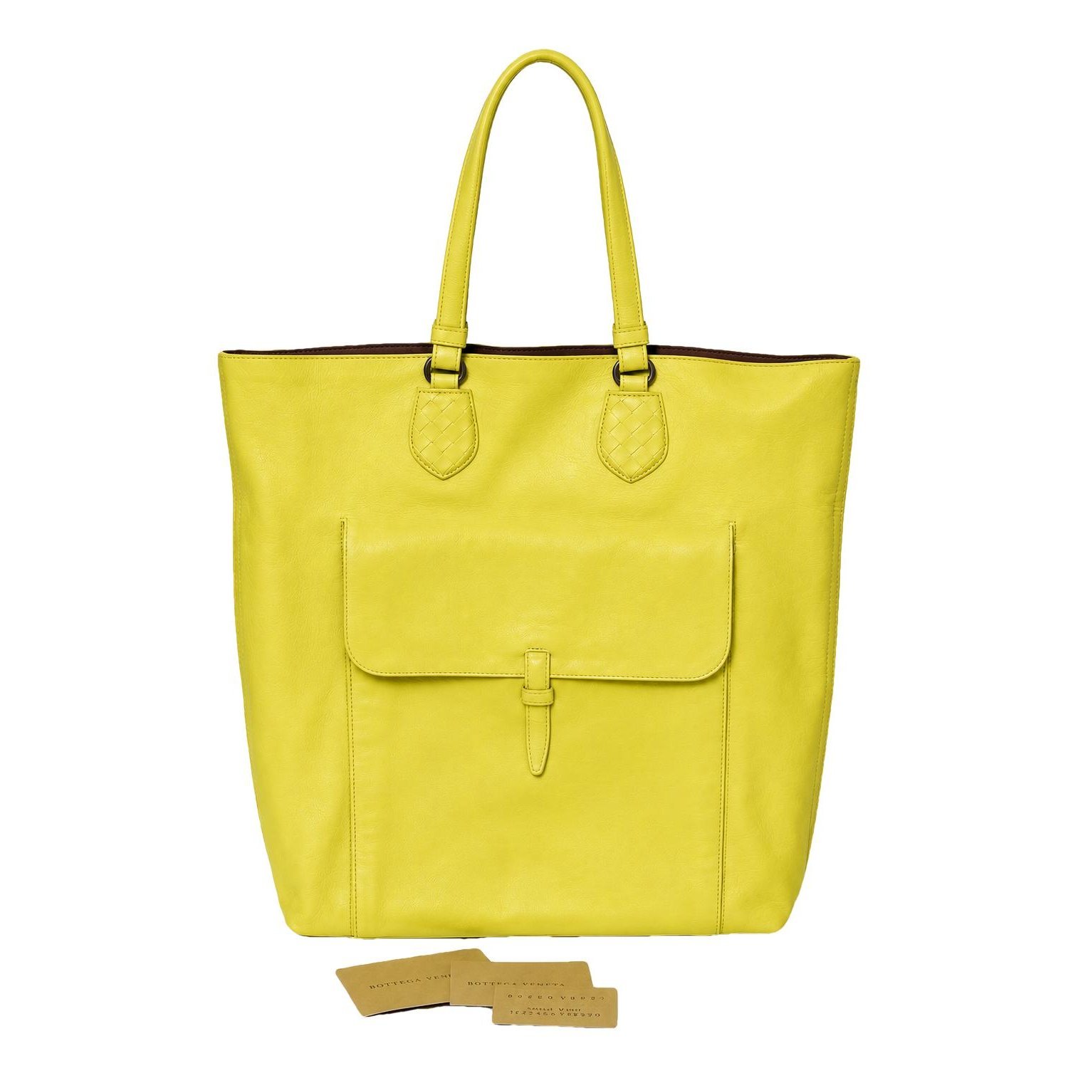Leather tote