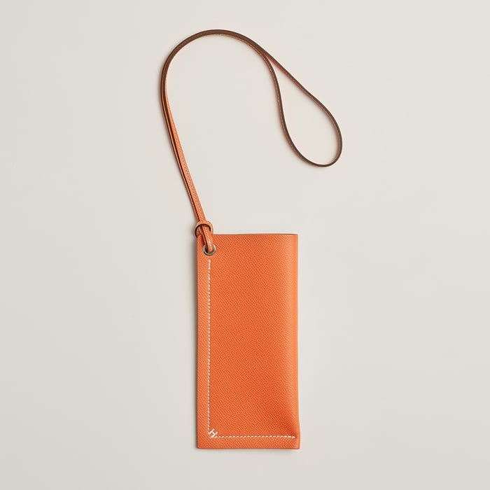 Orange H Sellier Glasses Case
