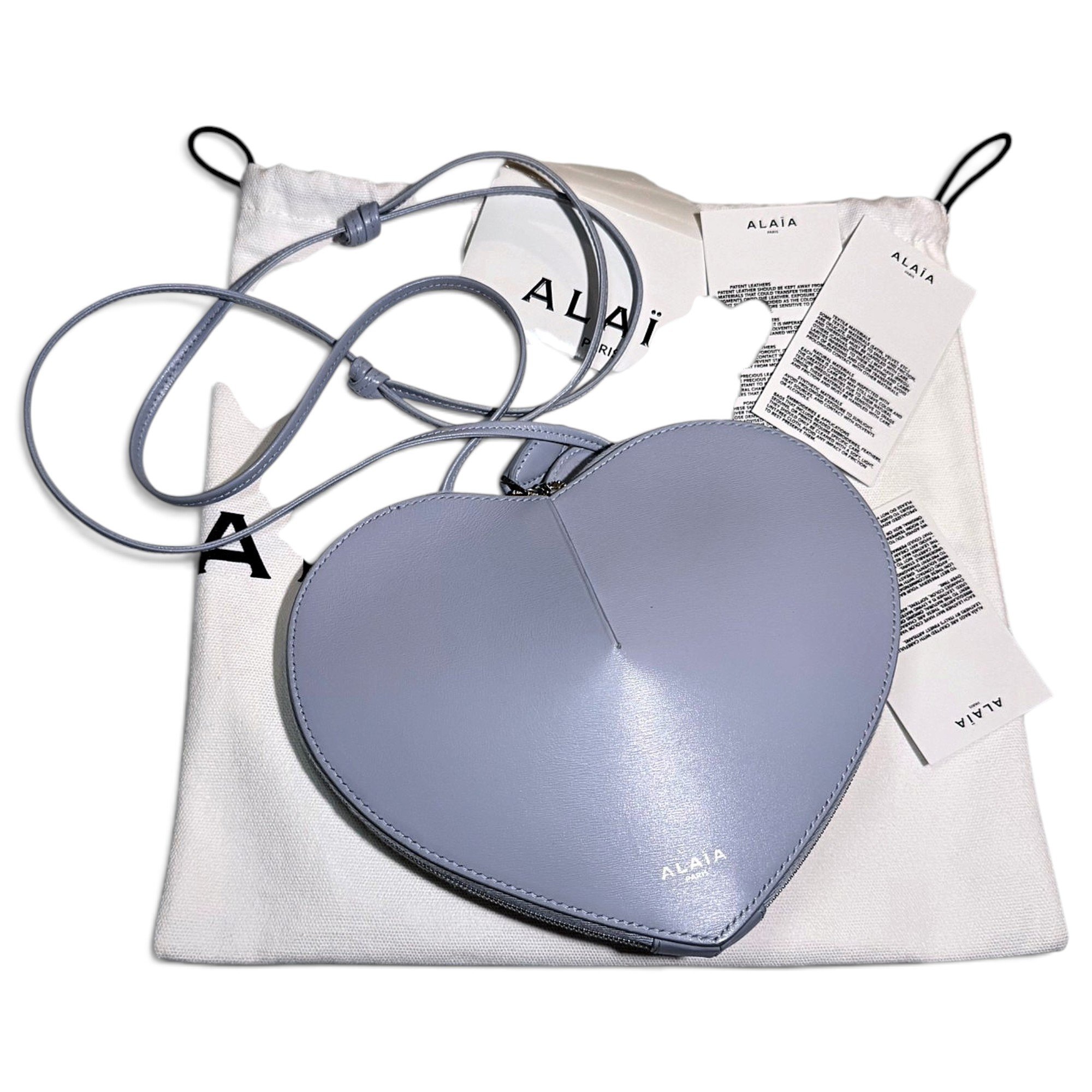 Alaia Le Coeur leather crossbody bag