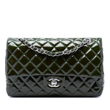 Medium Classic Patent Double Flap