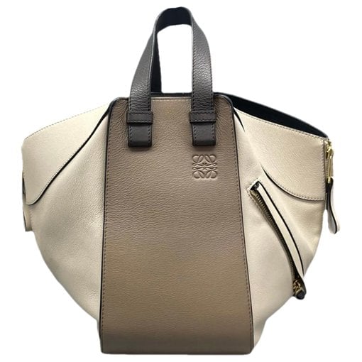 Hammock leather handbag