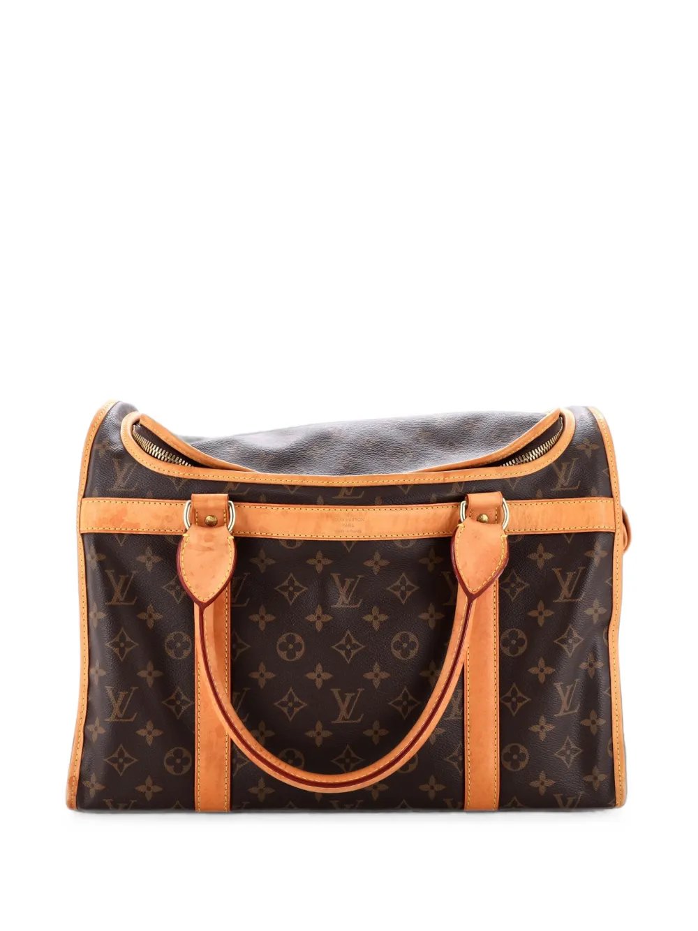 Dog Carrier Bag Monogram Canvas 40 satchel
