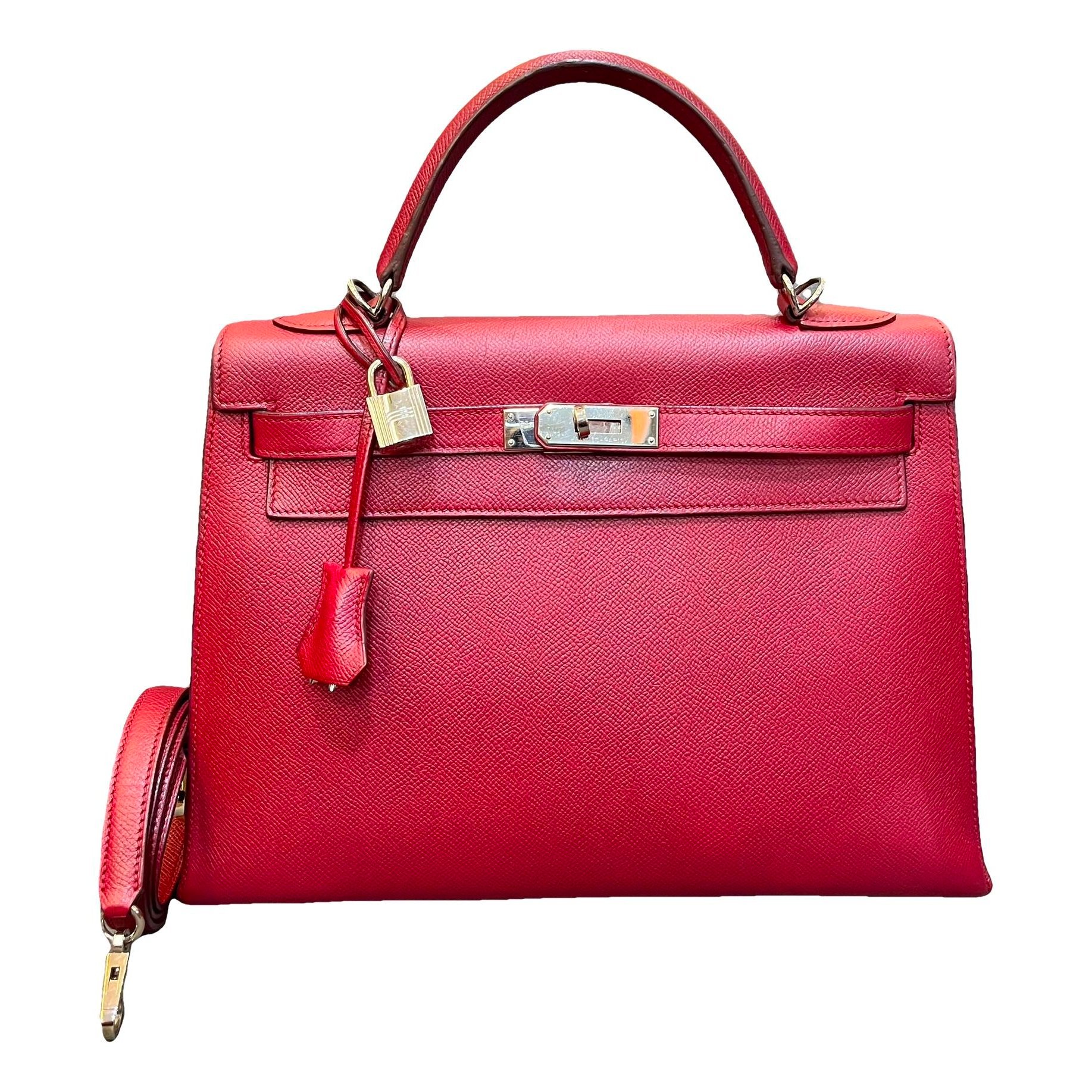 Kelly 32 leather handbag